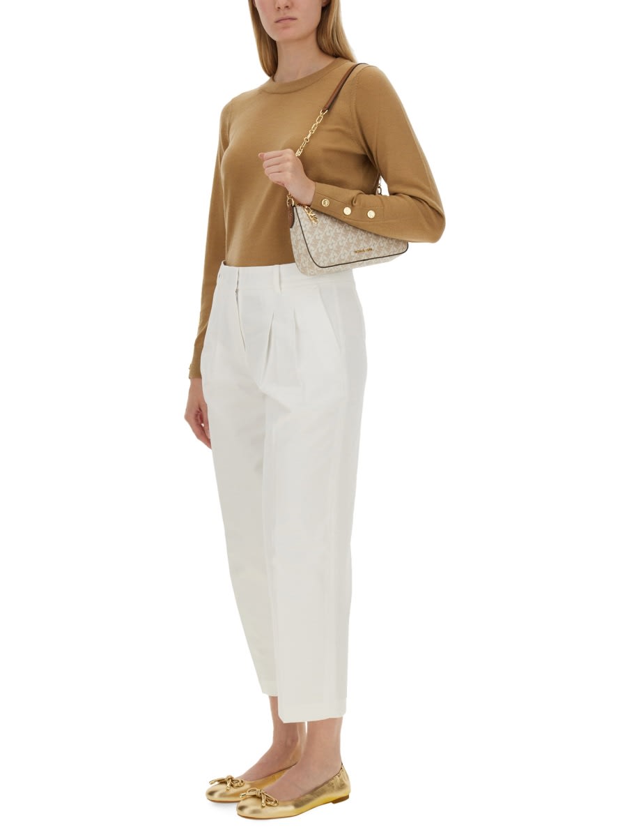 Shop Michael Kors Wool Jersey. In Beige