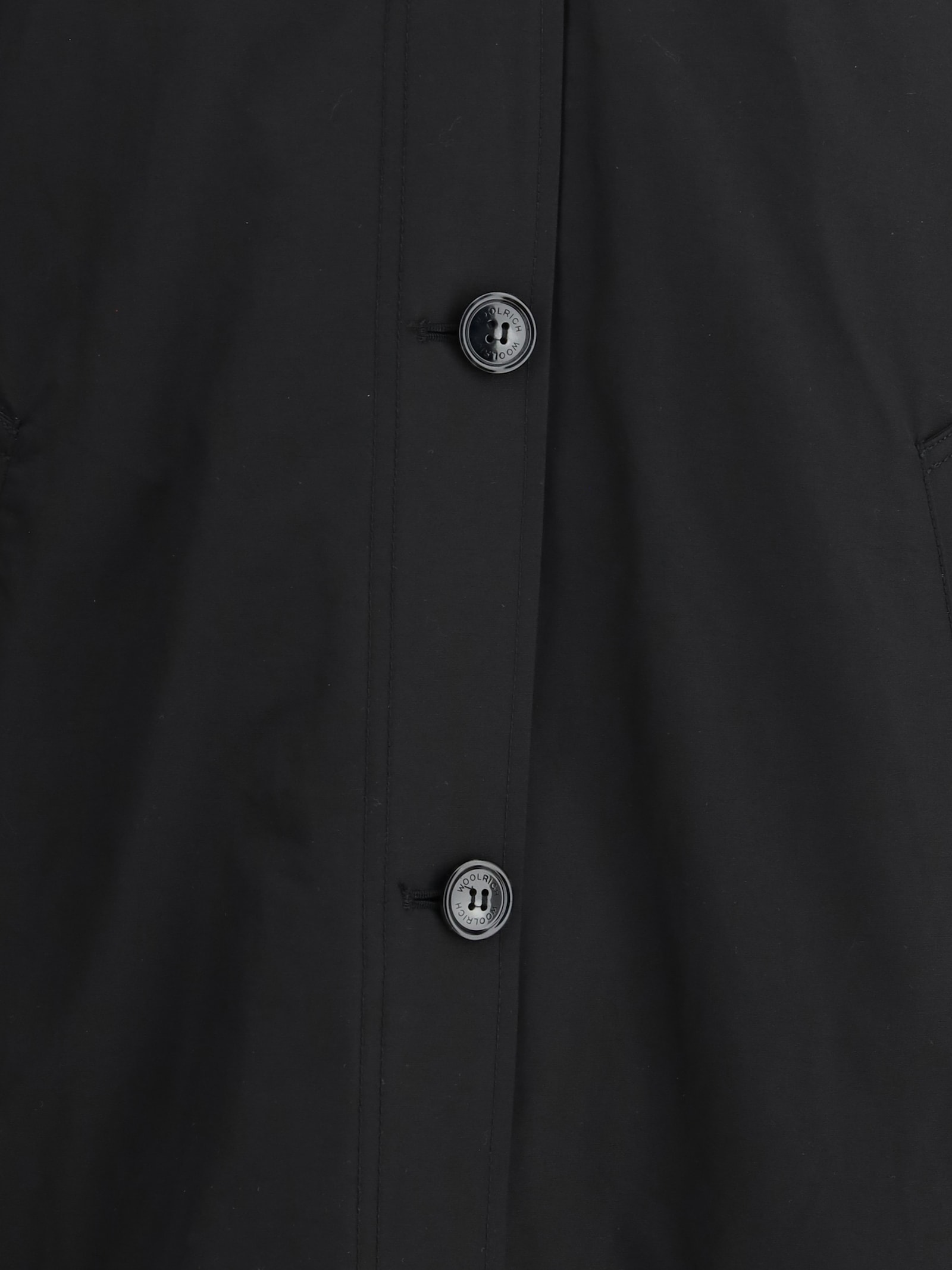 Woolrich 3-in-1 Coat In Ramar Cloth In Black