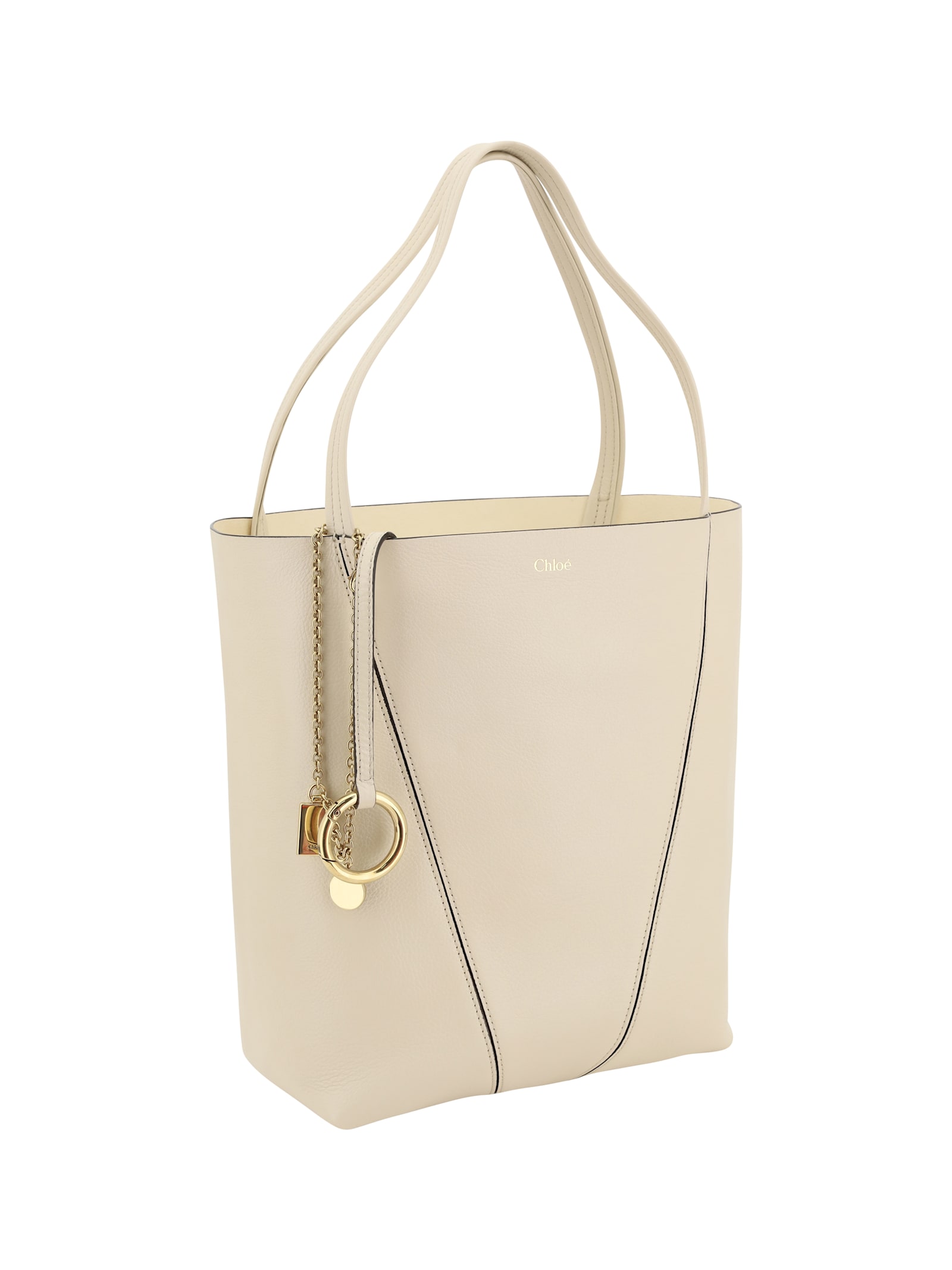 Chloé Chlo Spin Shoulder Bag In Sweet Beige