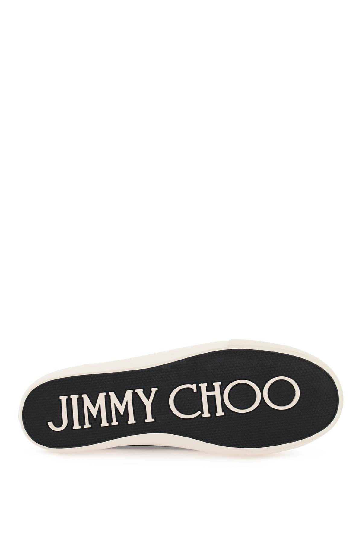 Shop Jimmy Choo Palma Maxi Sneakers In X Black Latte (black)