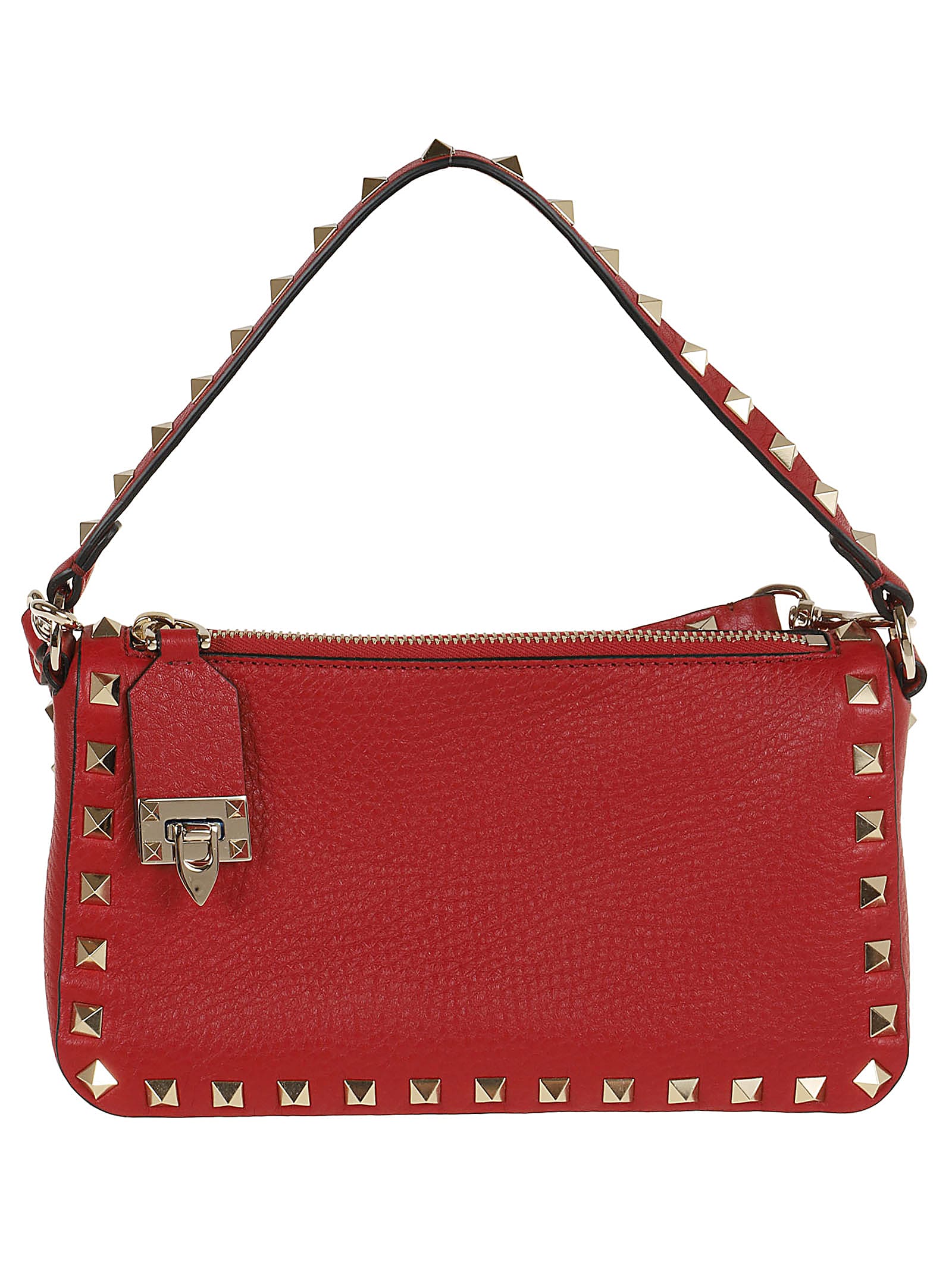 Shop Valentino Small Shoulder Bag In Ro Rosso V