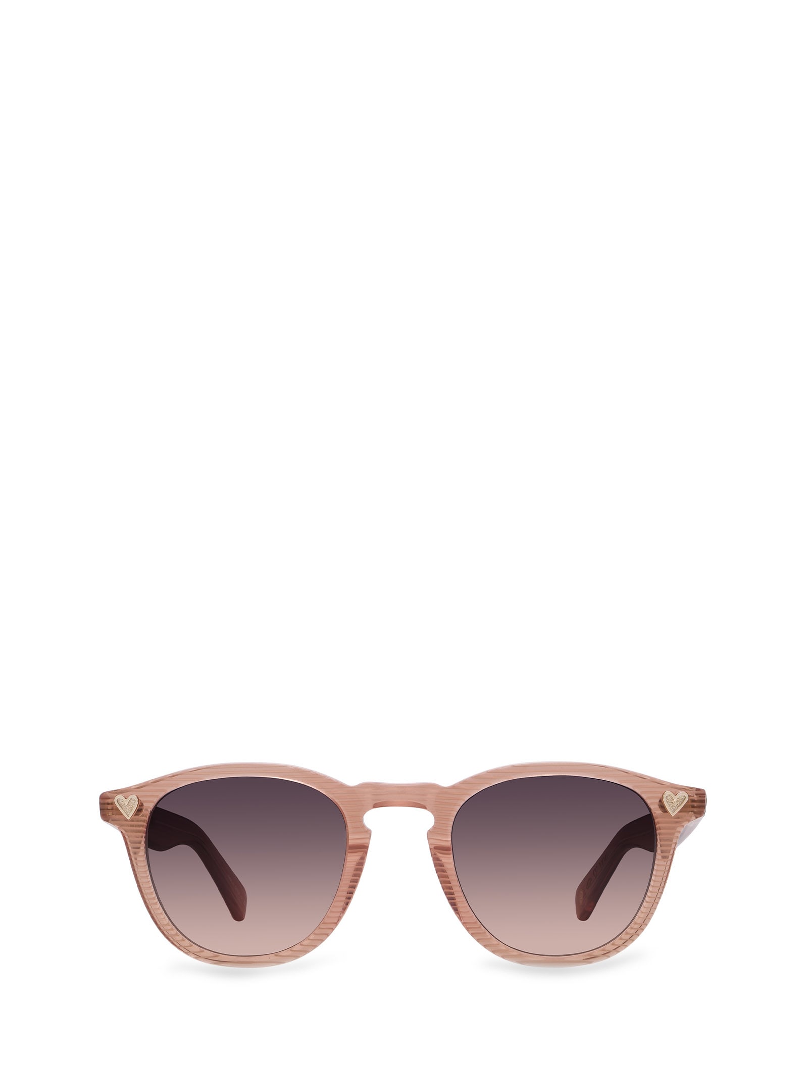 Garrett Leight Glco X Andre Saraiva Sun Pink Stripes/new Gradient Sunglasses