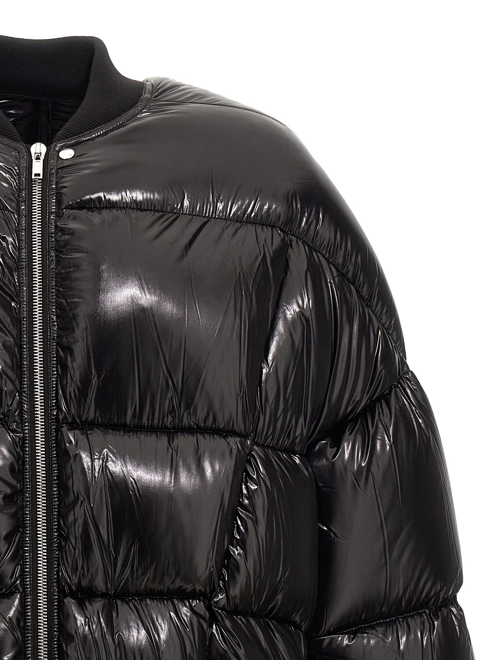 Shop Rick Owens Flight Down Jacket In Black