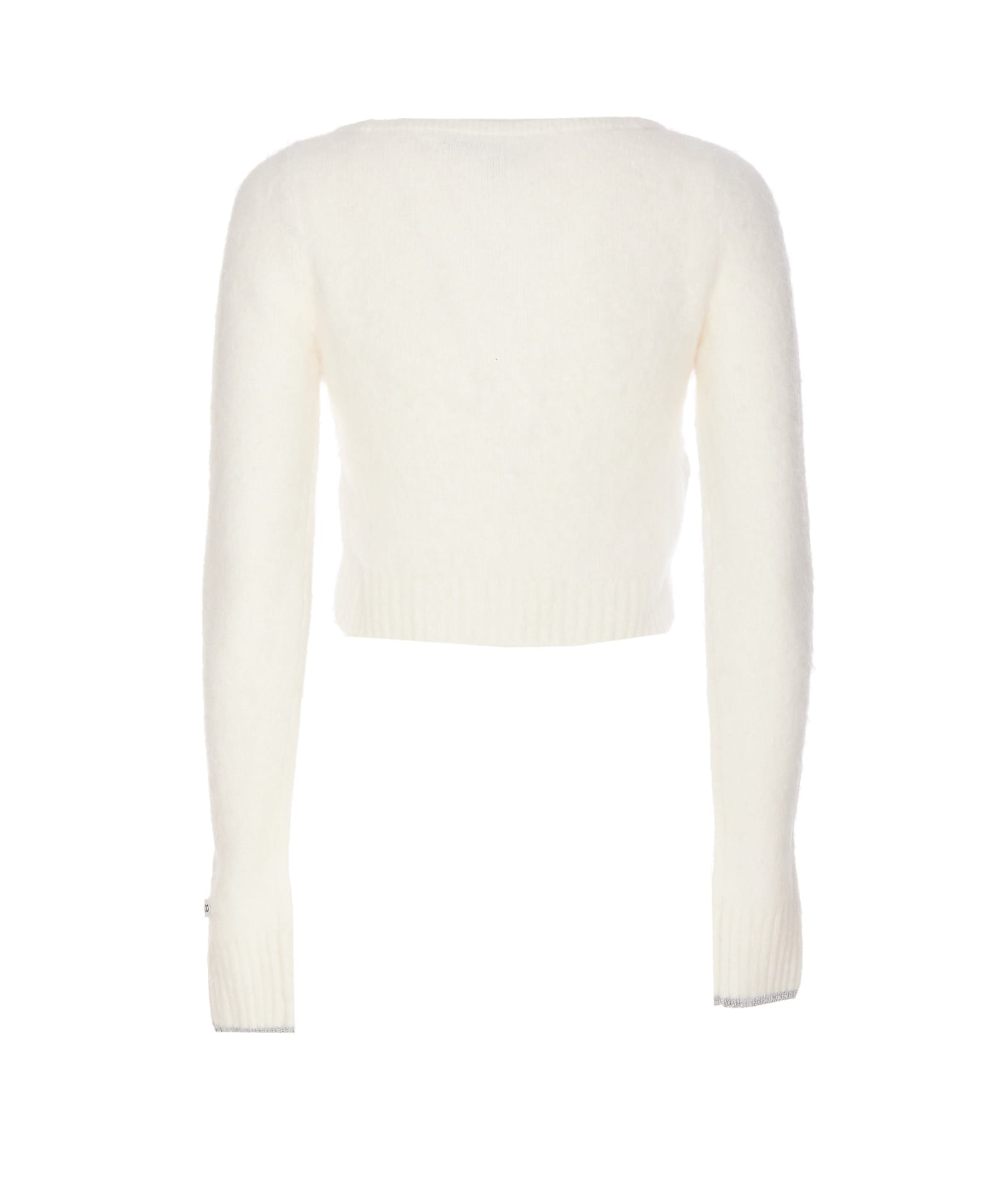 Shop Pinko Colorpoint Cardigan In White