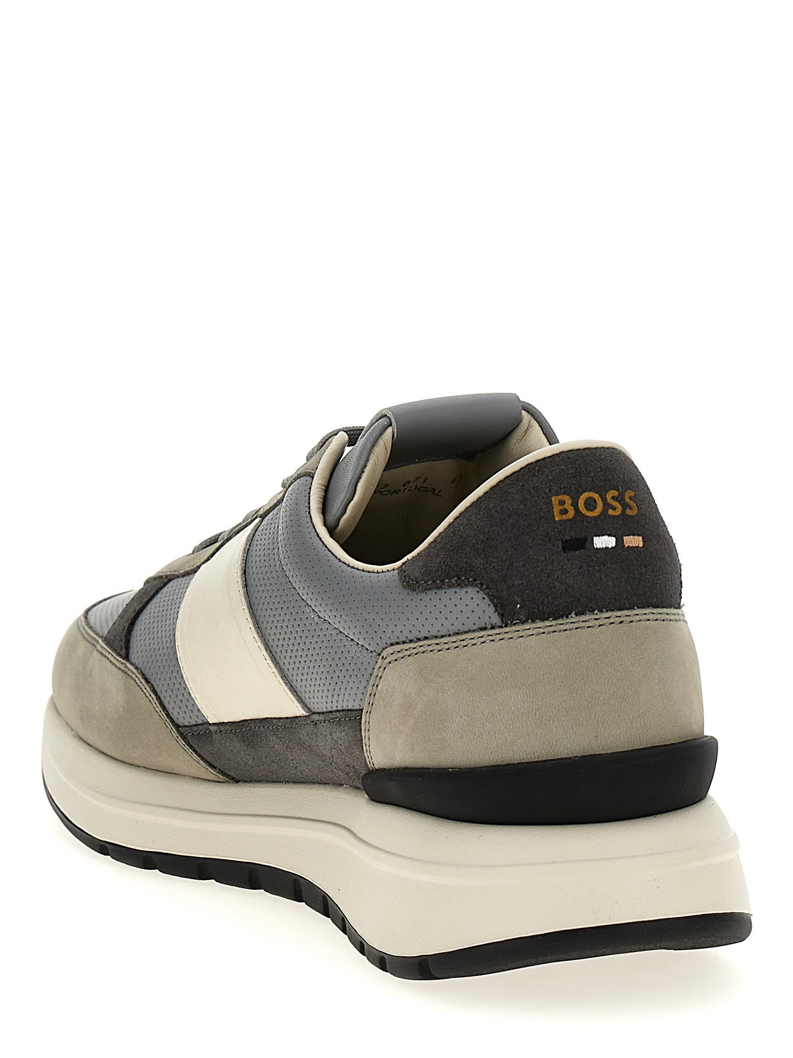 Hugo Boss Multicolor Low Top Sneakers In Multicolor
