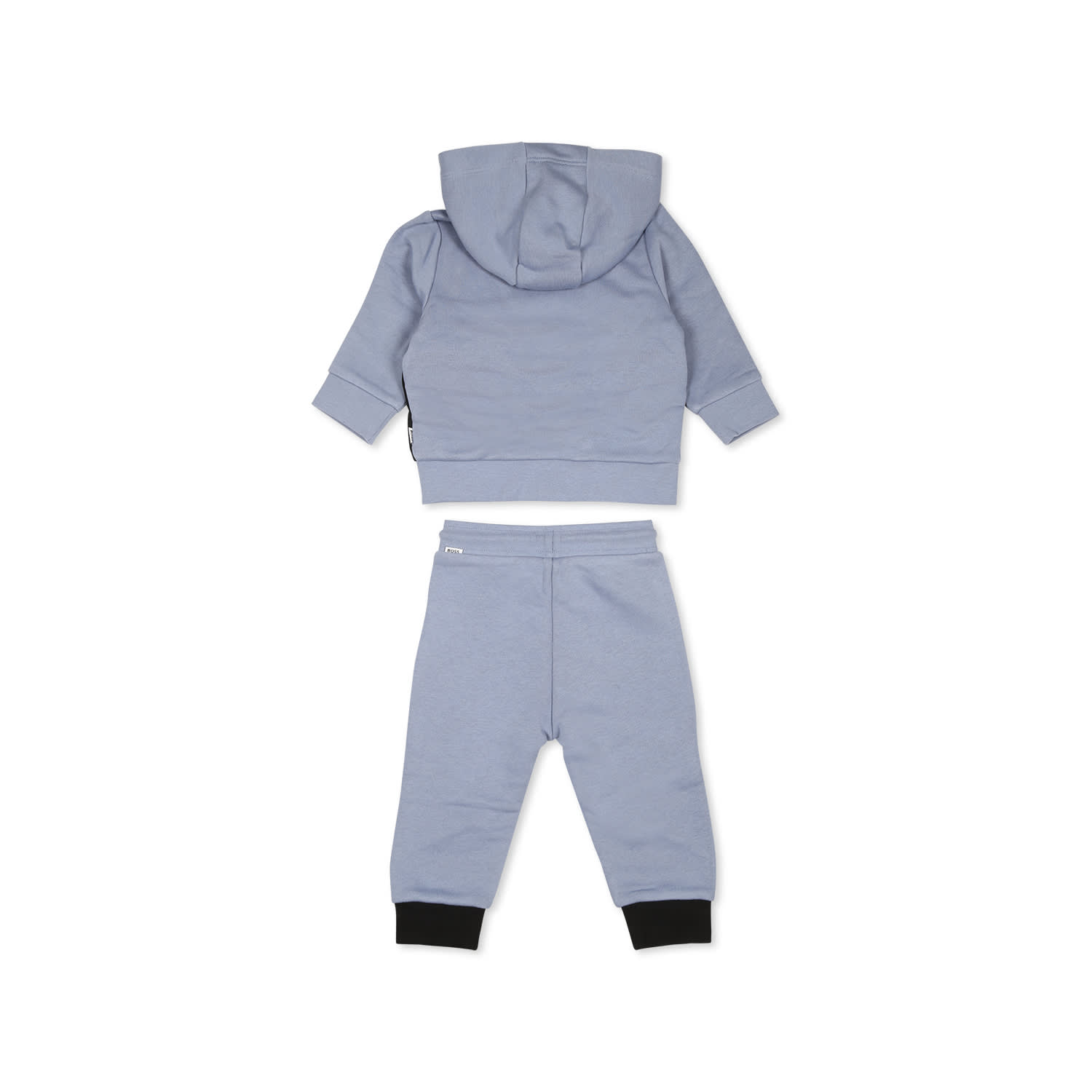 Hugo Boss Light Blue Set For Baby Boy With Logo In Light Blue