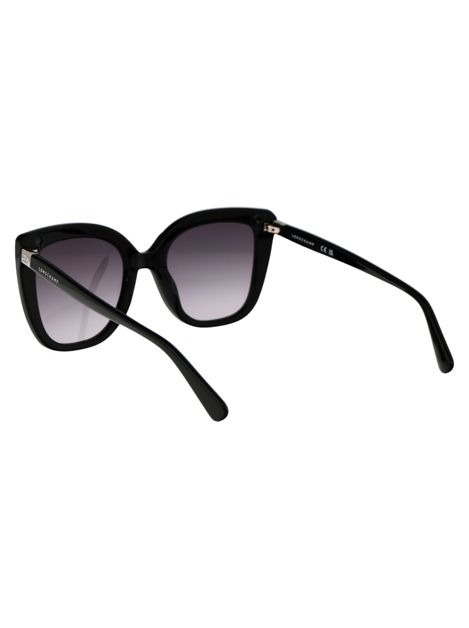 Shop Longchamp Lo689s Sunglasses In 001 Black