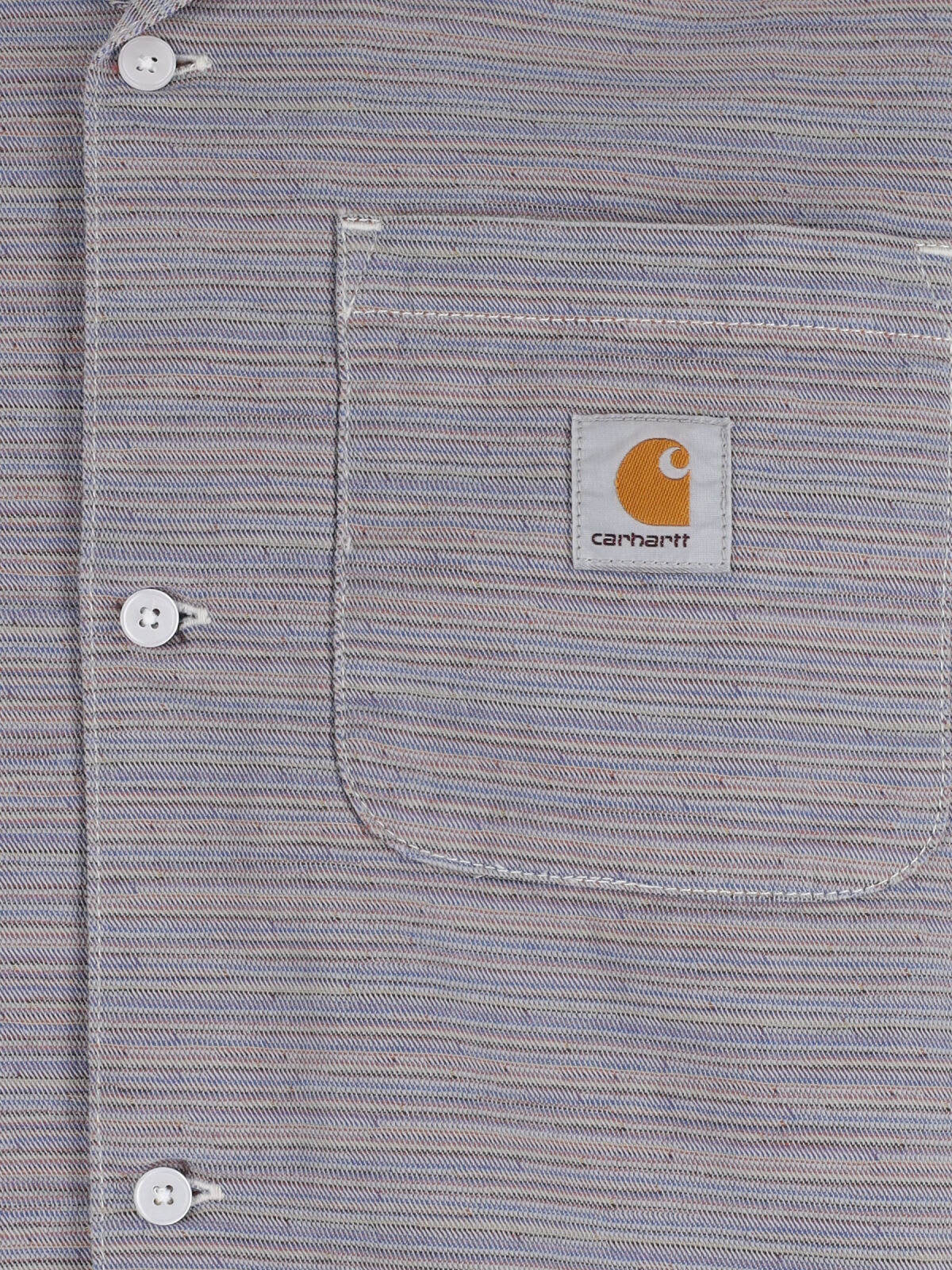 Carhartt Mens Gellar Stripe Multicolor Gellar Striped Short-sleeve Cotton Shirt Xl In Gray
