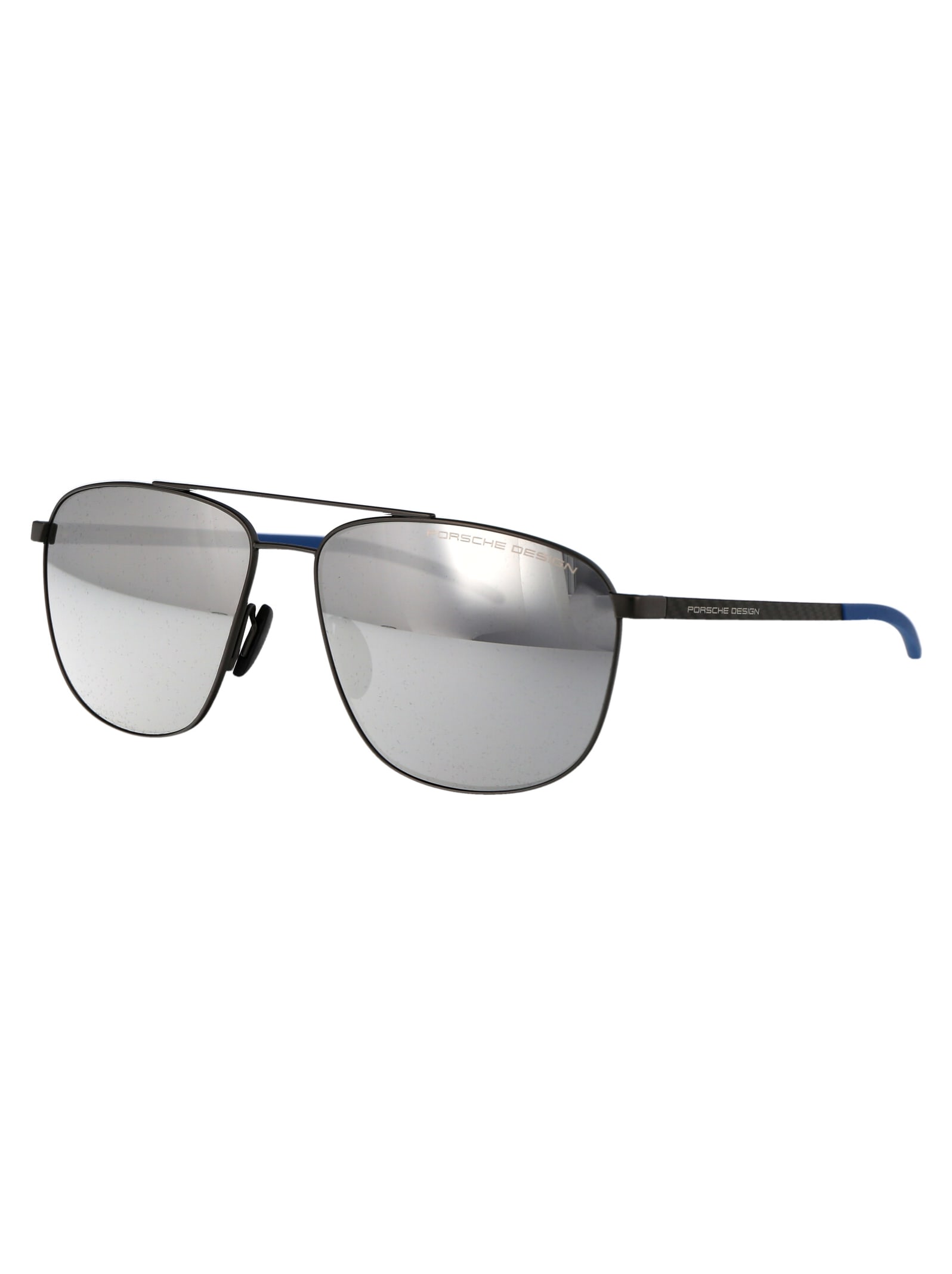 Shop Porsche Design P8909 Sunglasses In C776 Gunmetal