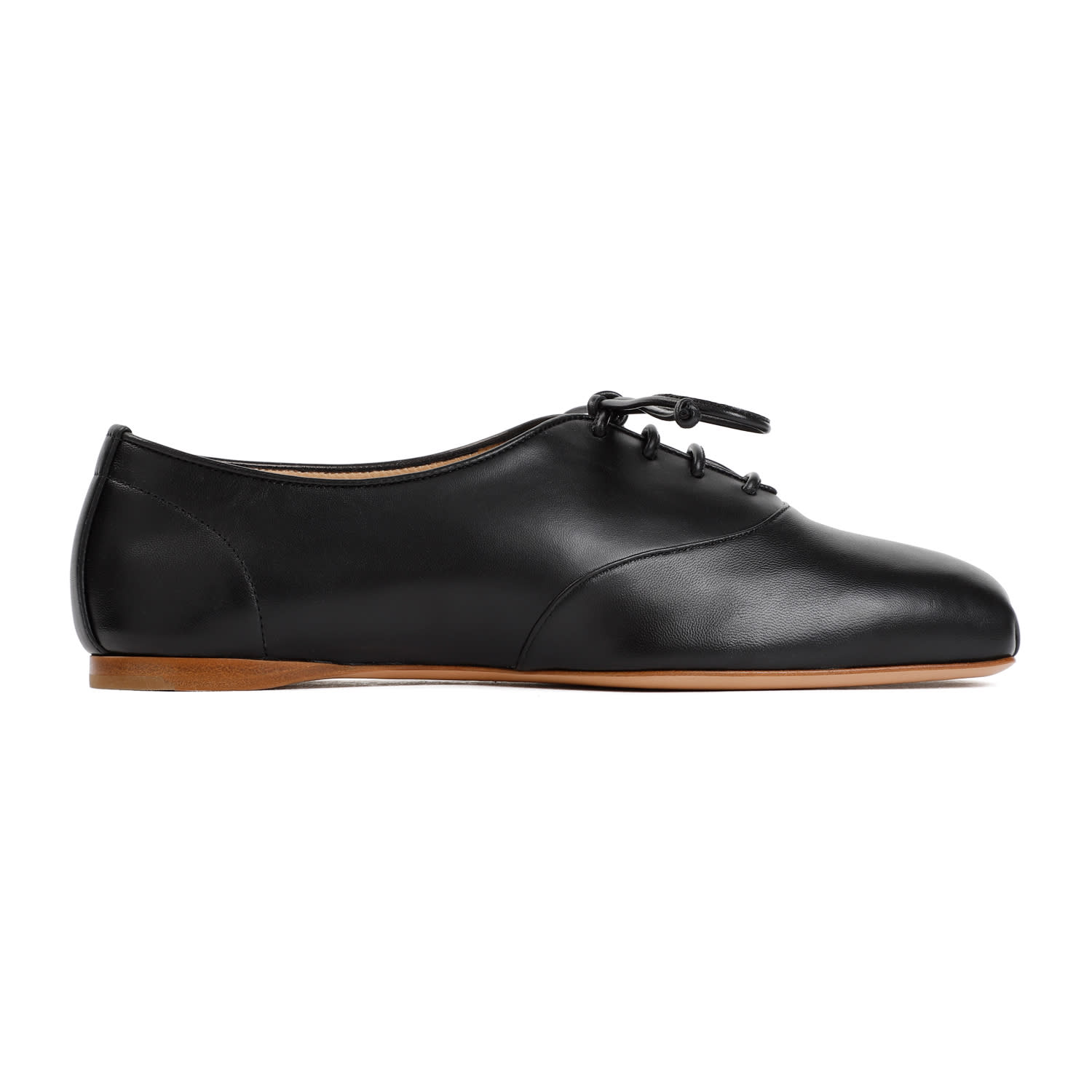 Shop Gabriela Hearst Maya Flat In Blk Black