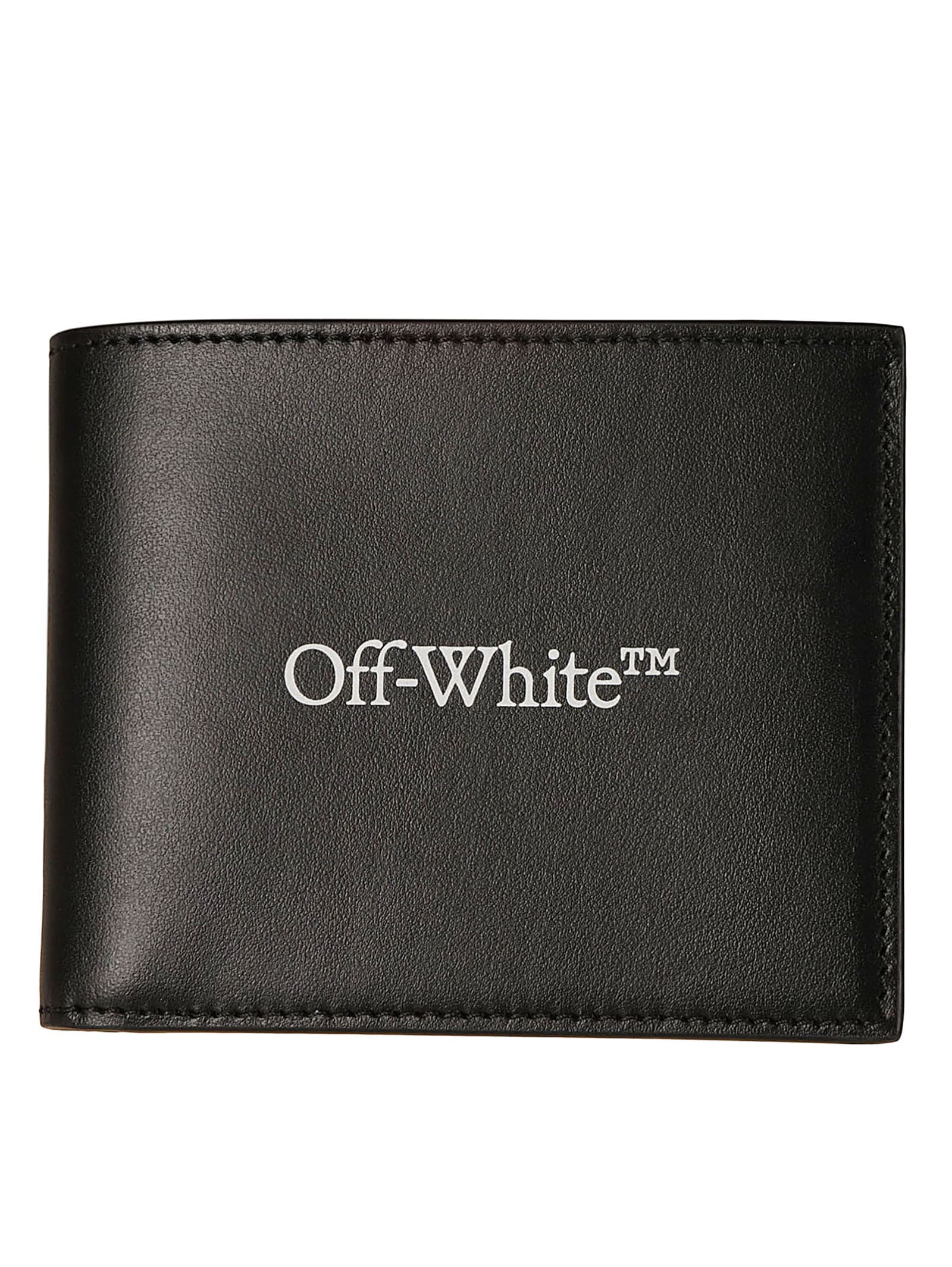 Off-white Bookish Bifold Wallet In Black/white