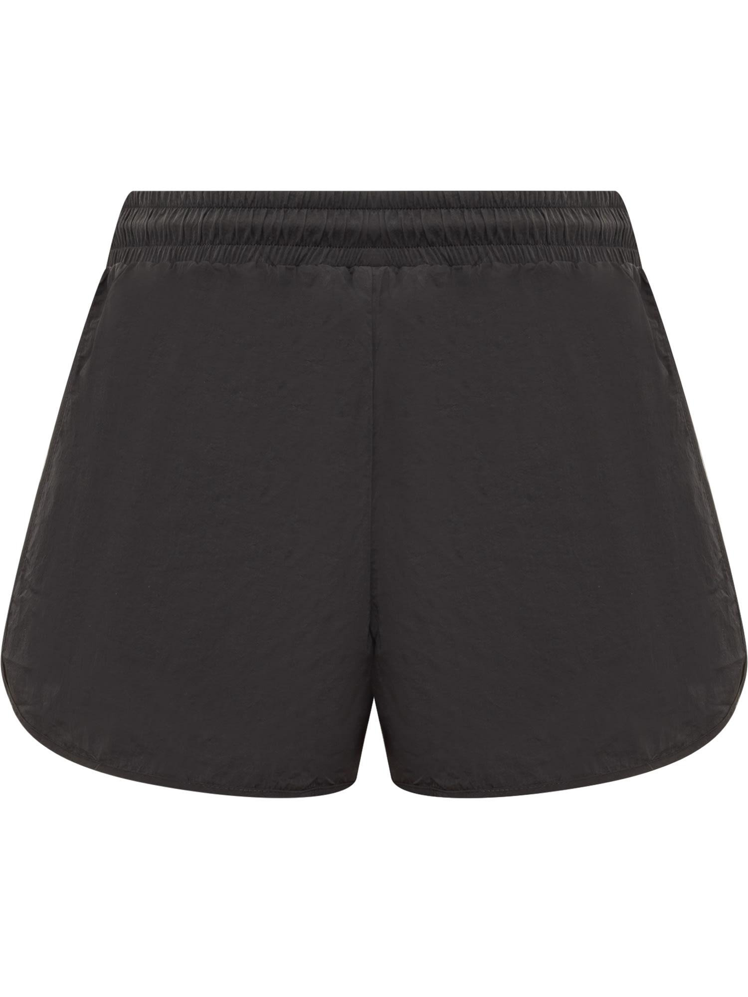 Shop Off-white Crispy Ny Mesh Shorts In Black