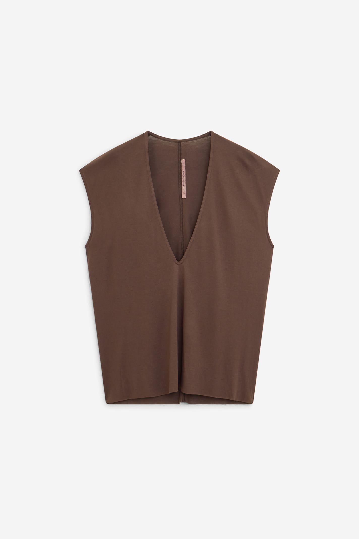 Rick Owens Dylan Topwear In Brown