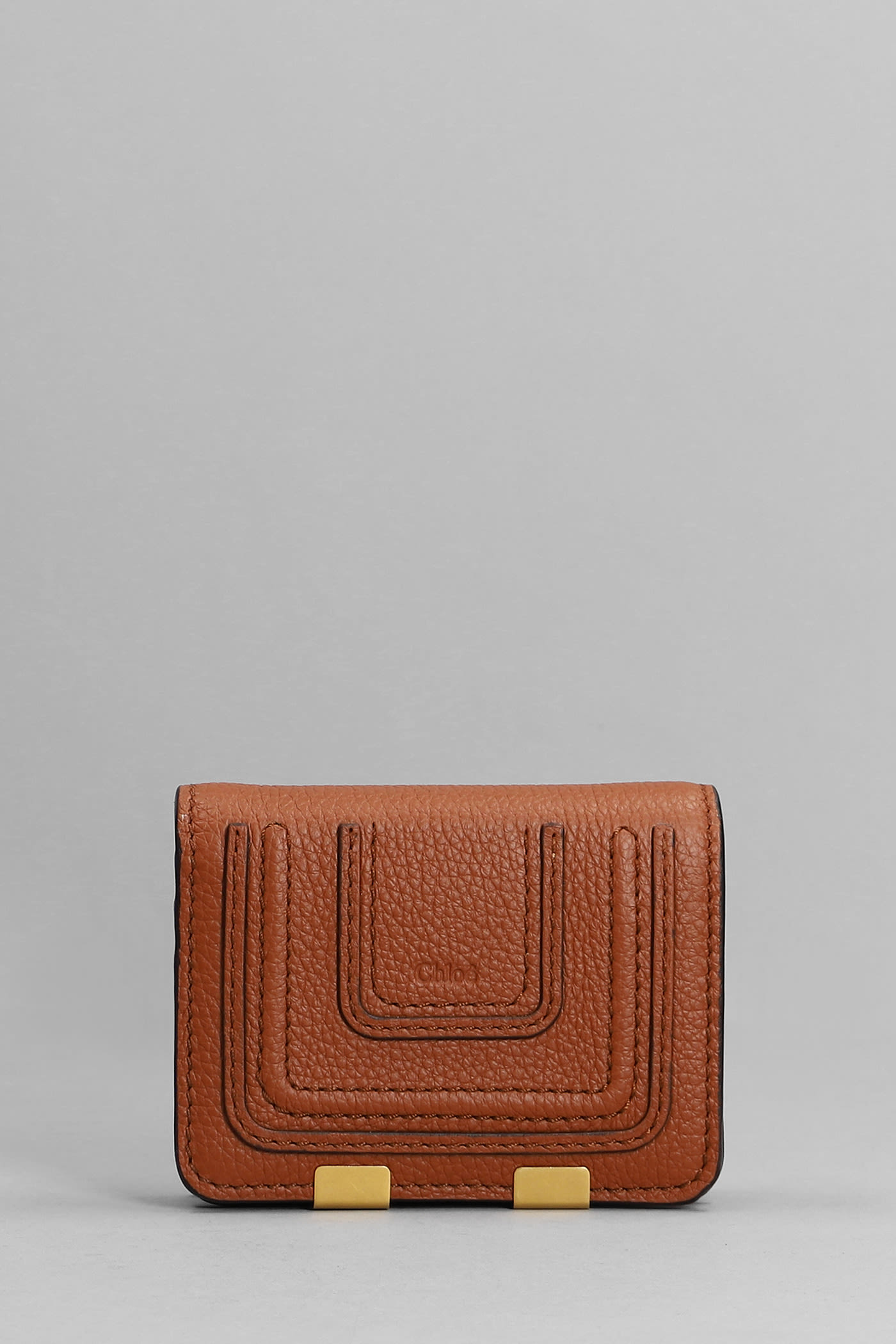 Chloé Marcie Wallet In Leather Color Leather