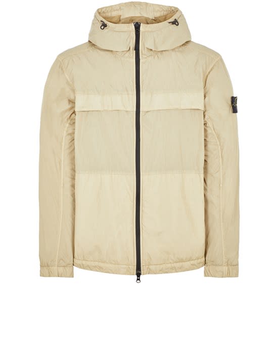 Stone Island Garment Dyed Crinkle Reps Jacket In Neutral