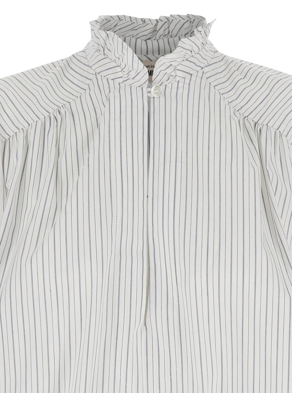 Semicouture Striped Shirt In White
