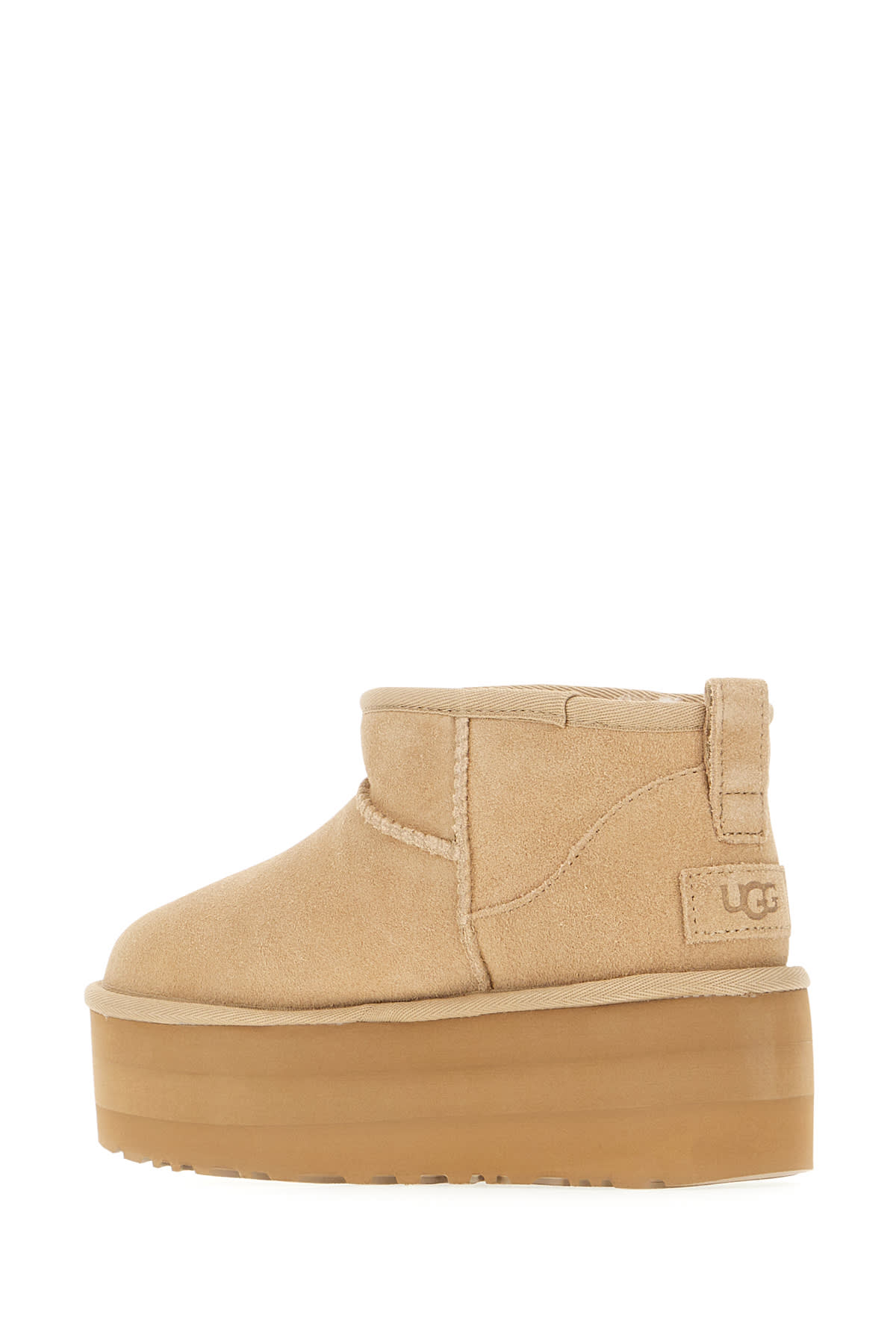 Ugg Classic Ultra Mini 1135092-san Platform Boots Women Sand Suede Comfort Ankle In Sand