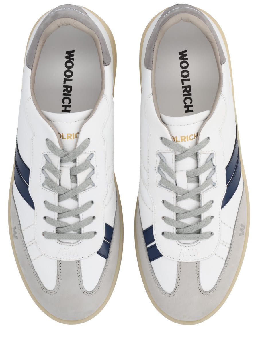 Woolrich Low-top Sneakers With Round Toe And Stripes In Multi