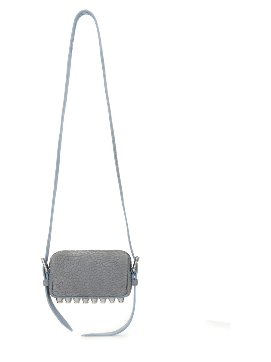 Alexander Wang "rich Mini" Shoulder Bag In Baby Blue