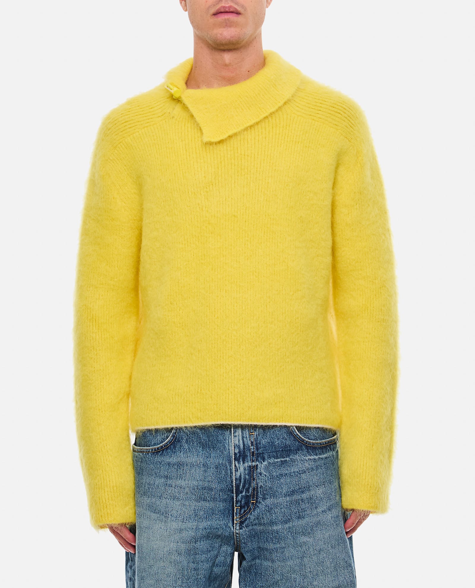 Shop Jacquemus Le Pull Marina Sweater In Yellow