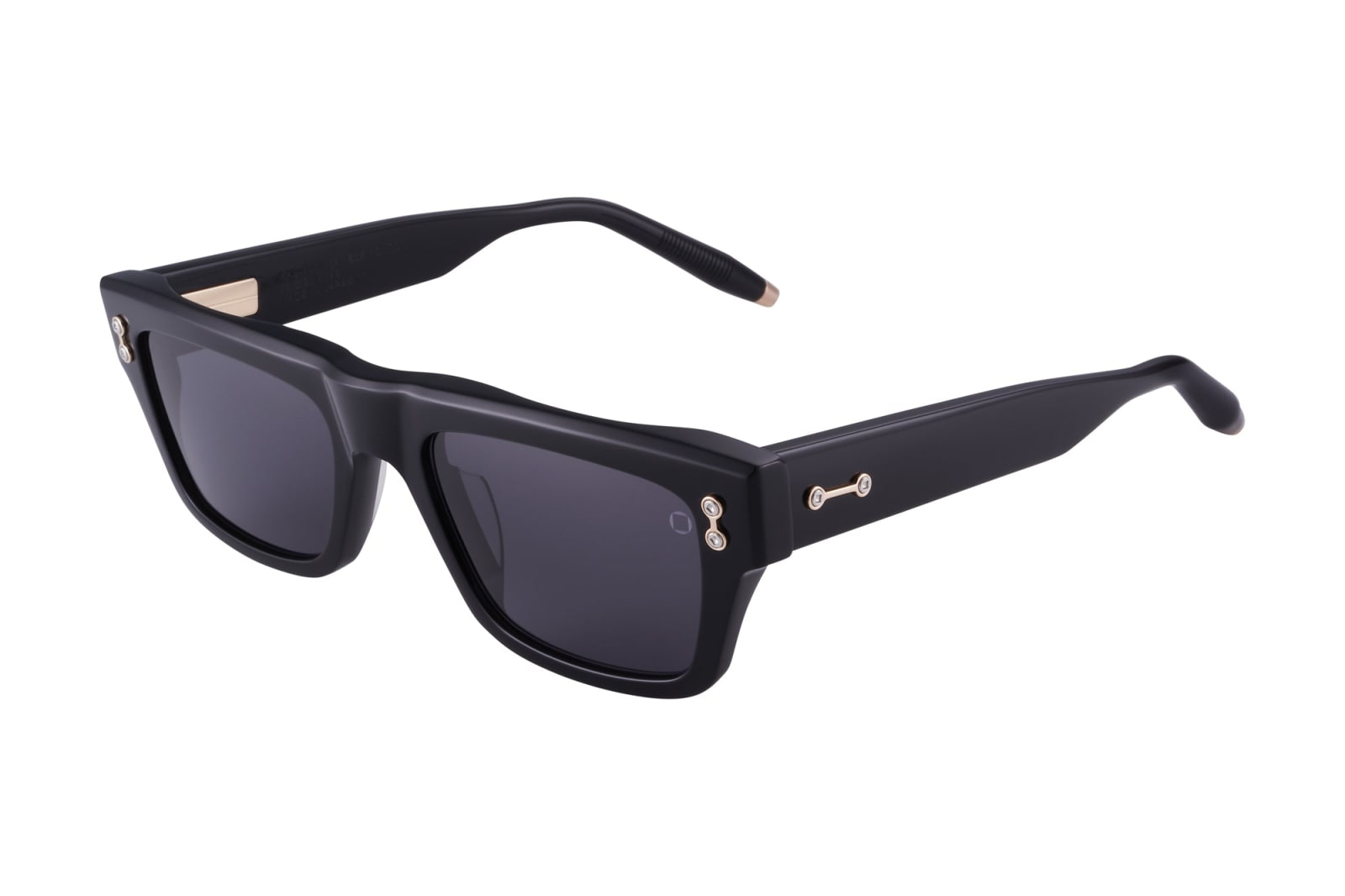 Shop Akoni Leo - Black & Dark Grey - 54 Sunglasses In #valore!