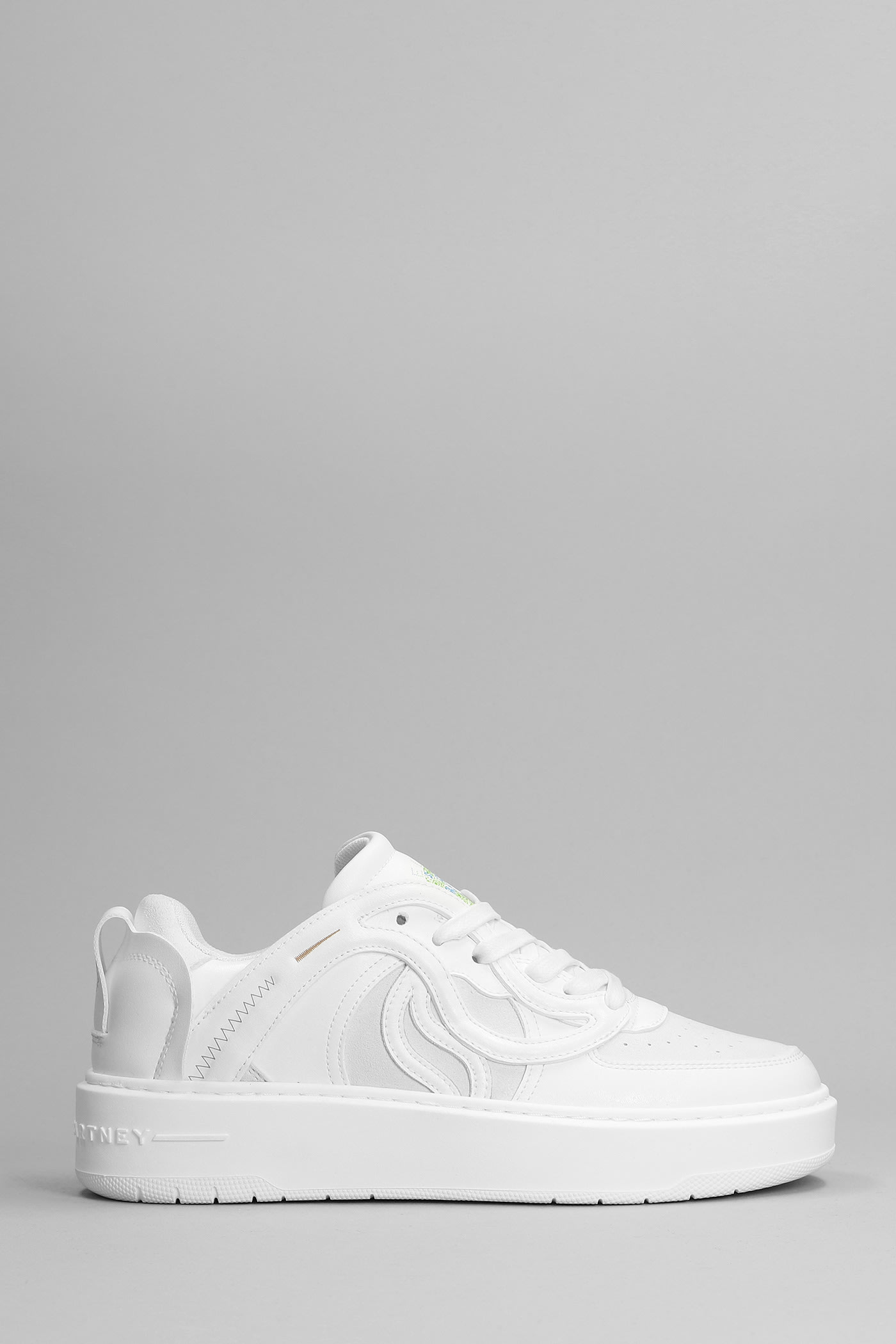 Shop Stella Mccartney Sneakers In White Polyester