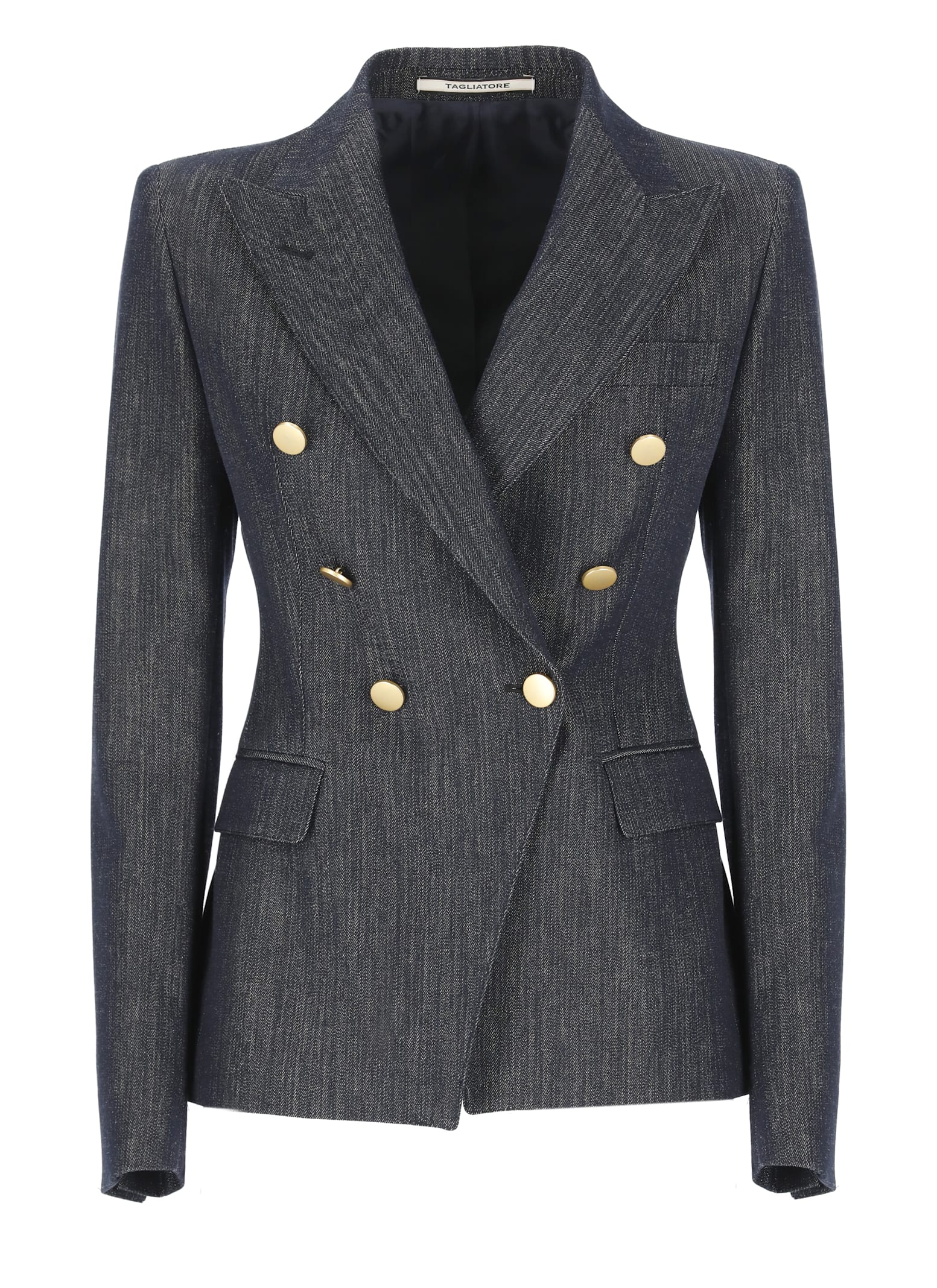 Shop Tagliatore Alicya Blazer In Blue