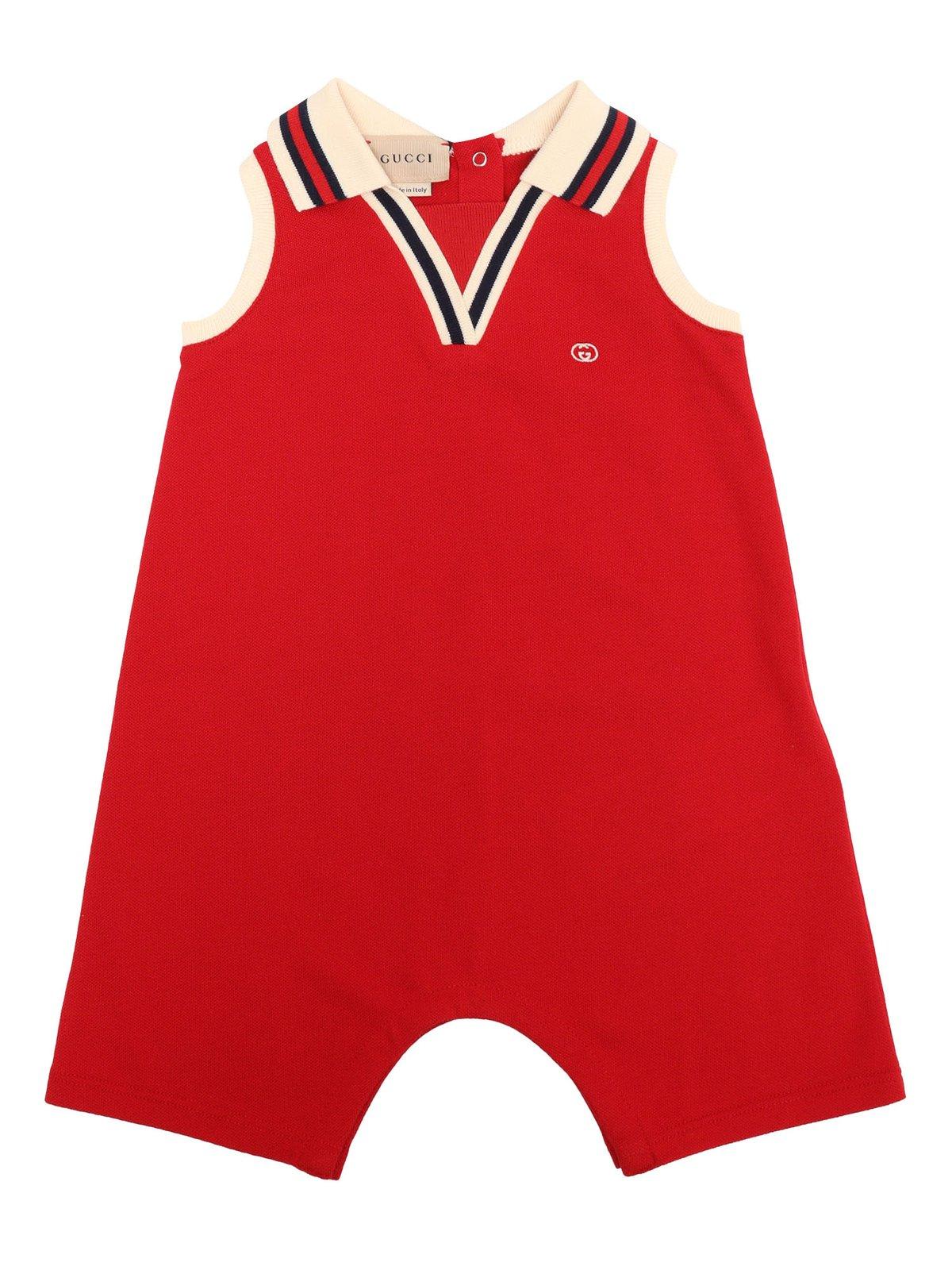 Shop Gucci Stripe Trim Logo Embroidered Tracksuit In Pink