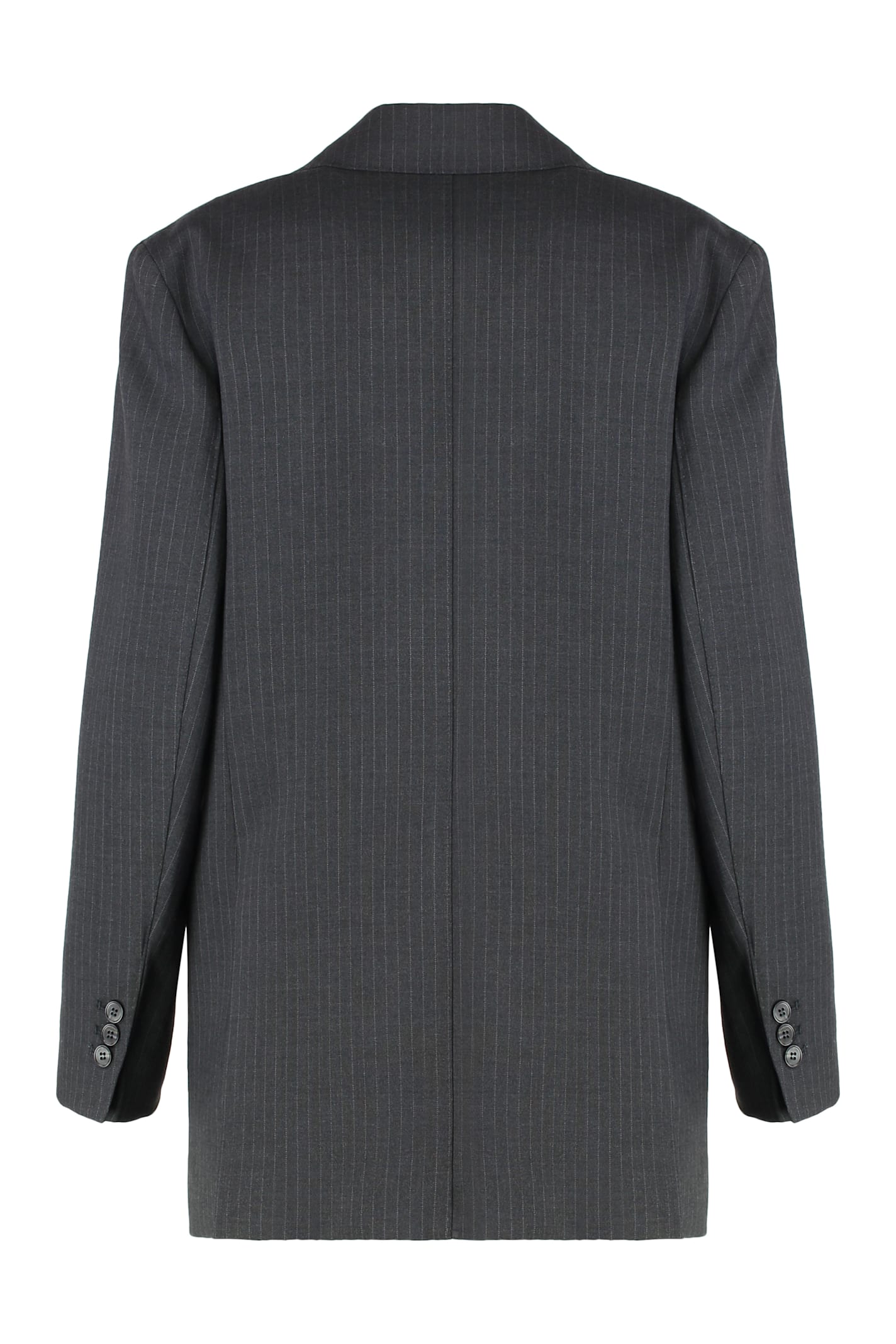 Weekend Max Mara Wool Fabric Blazer In Blue