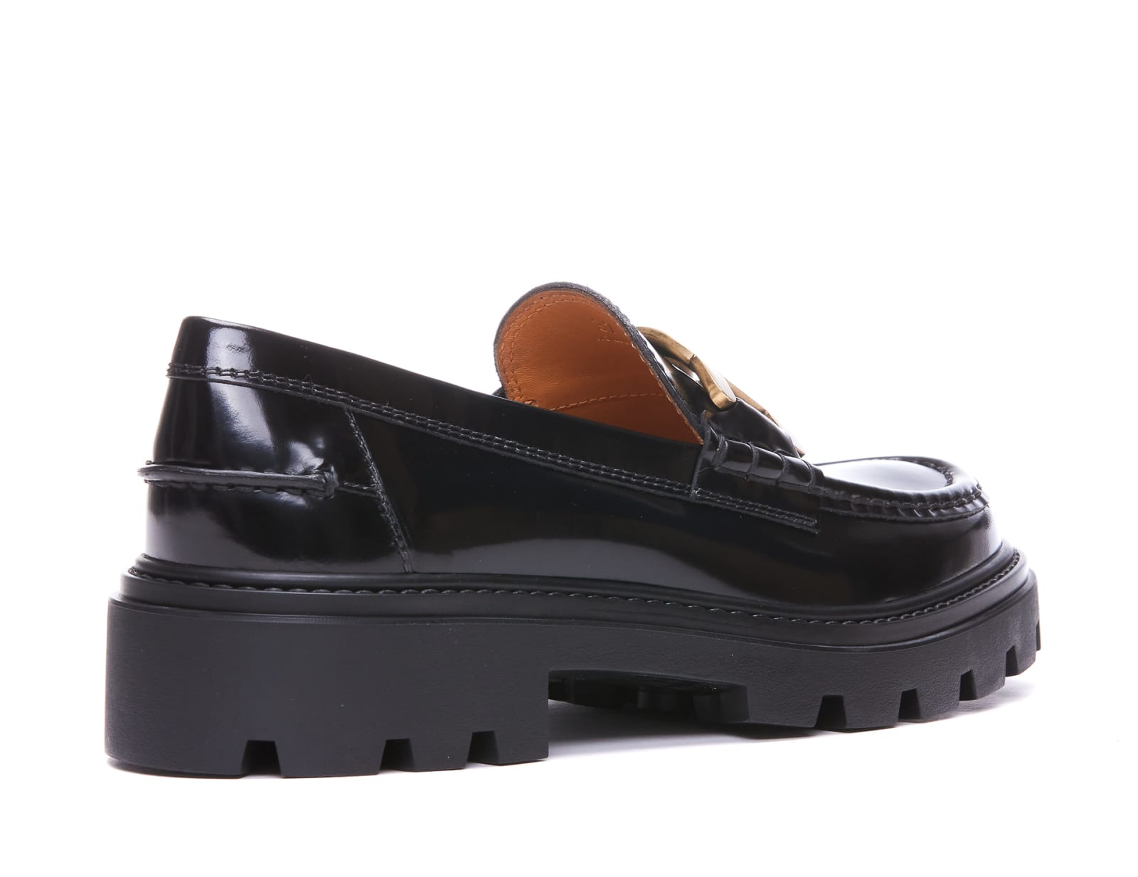 Shop Tod's Kate Loafers In Nero