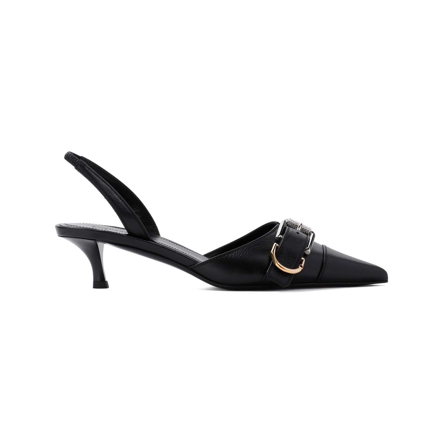 Shop Givenchy Voyou 45mm Slingback Sandals In Black