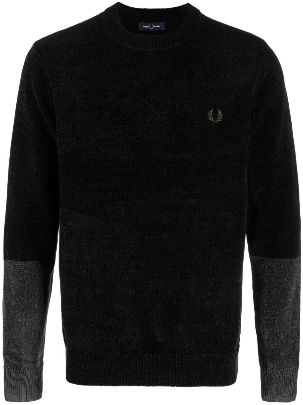 FRED PERRY FP COLOURBLOCK CHENILLE JUMPER