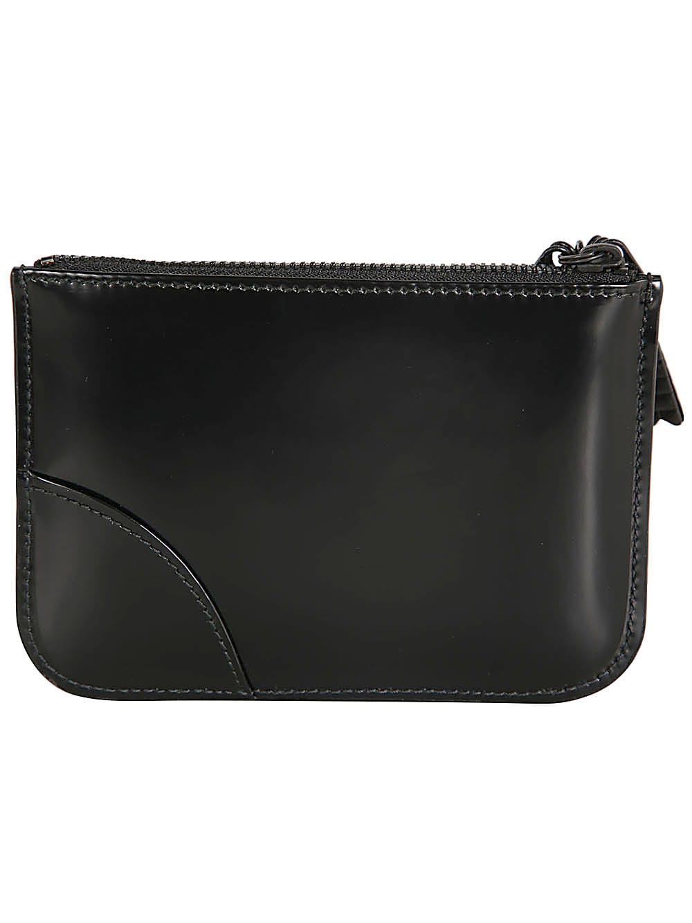 Shop Comme Des Garçons Zipper Medley Wallet In Black