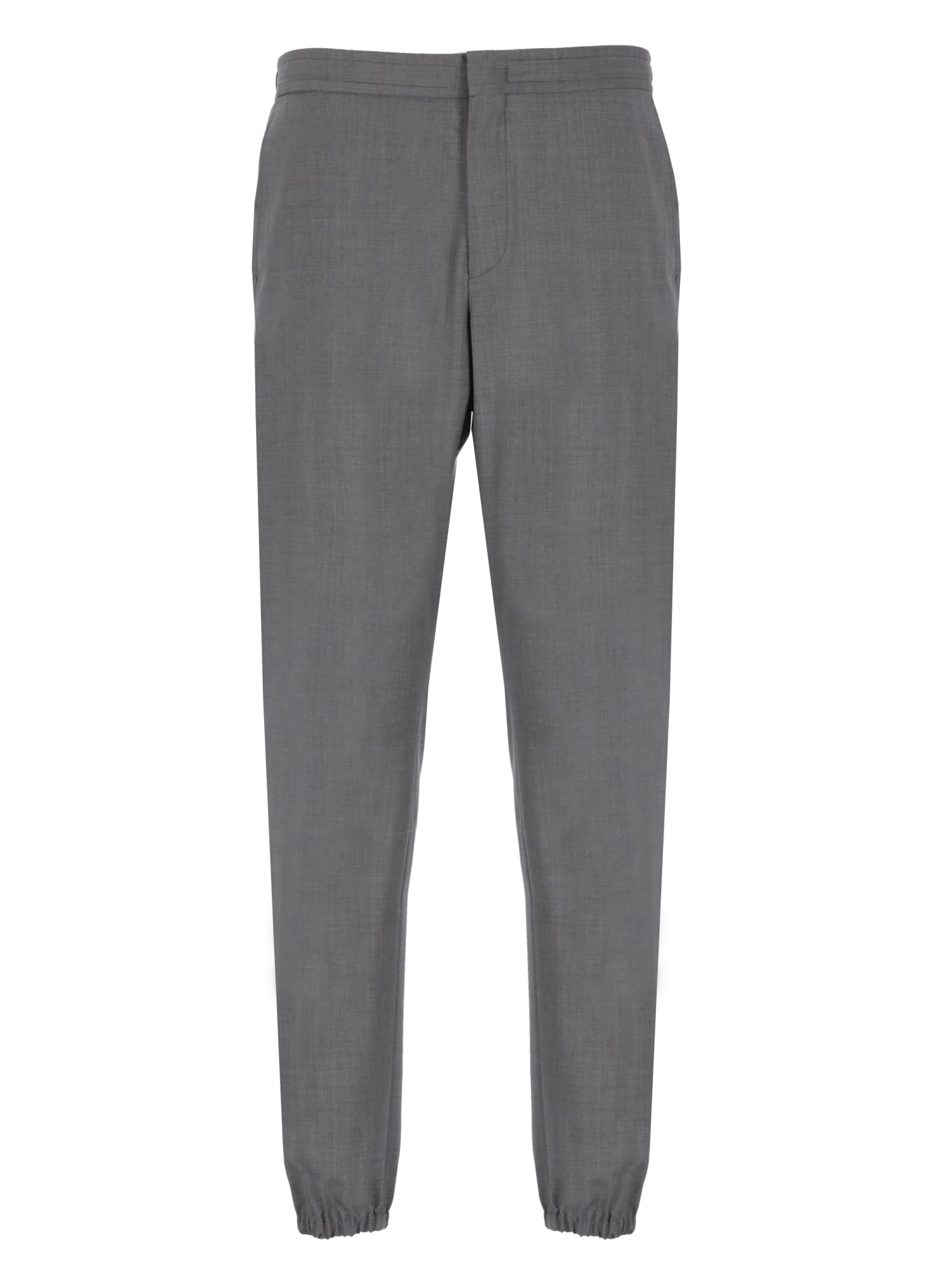 Zegna Jogger Pants In Gray