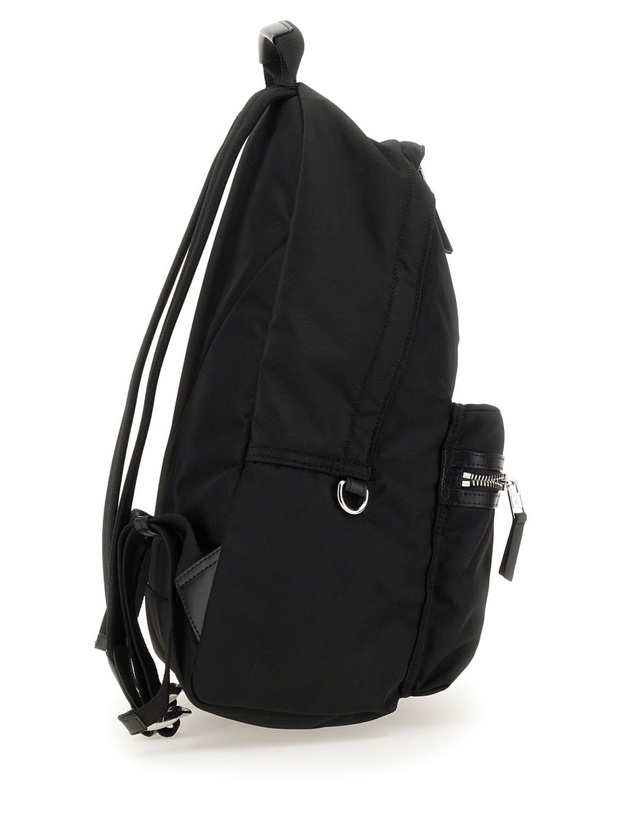 Shop Kenzo Varsity Backpack In Black
