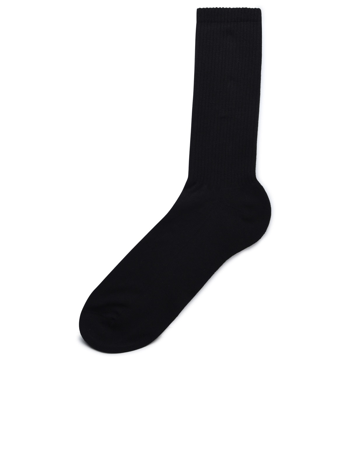 Shop Off-white Bookish Mid Black Cotton Blend Socks