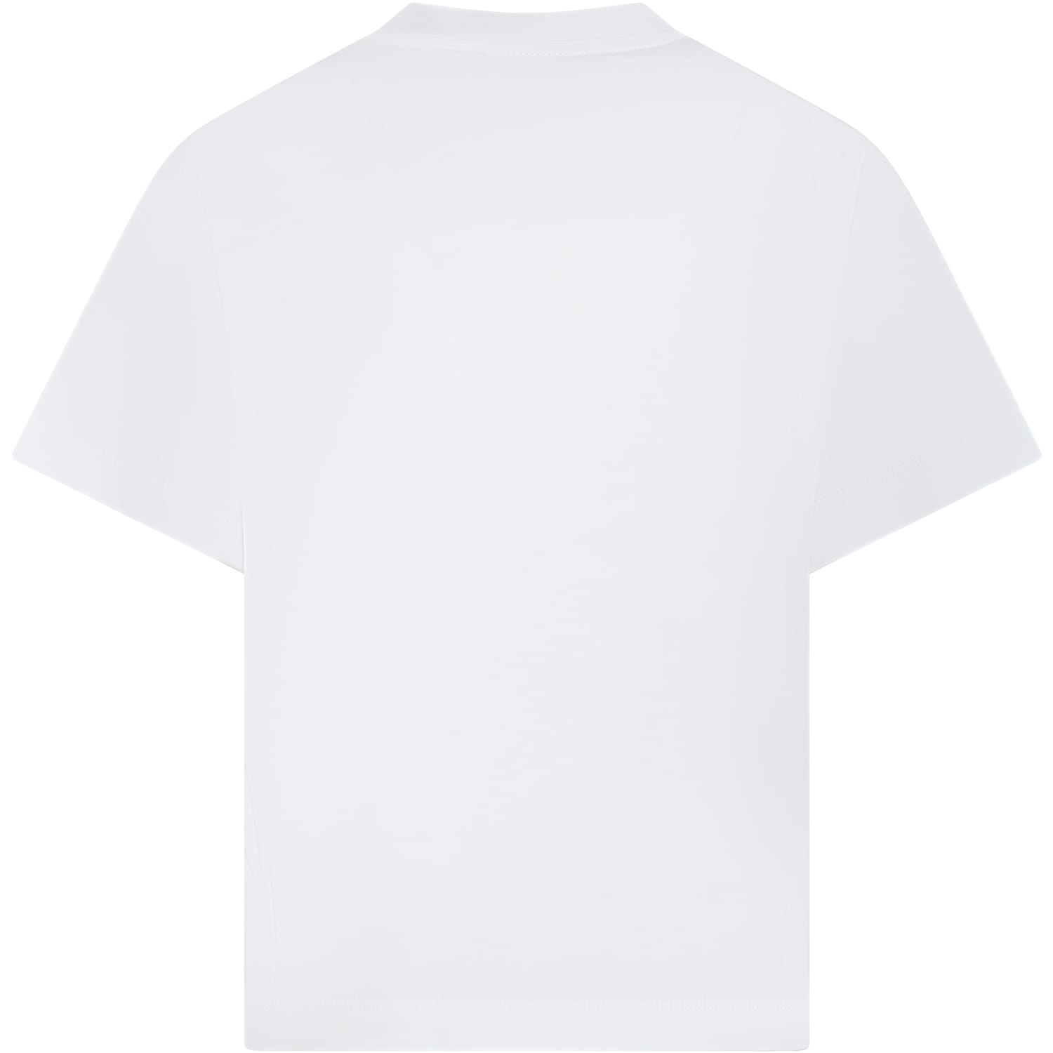 Shop Fendi White T-shirt For Kids With Logo
