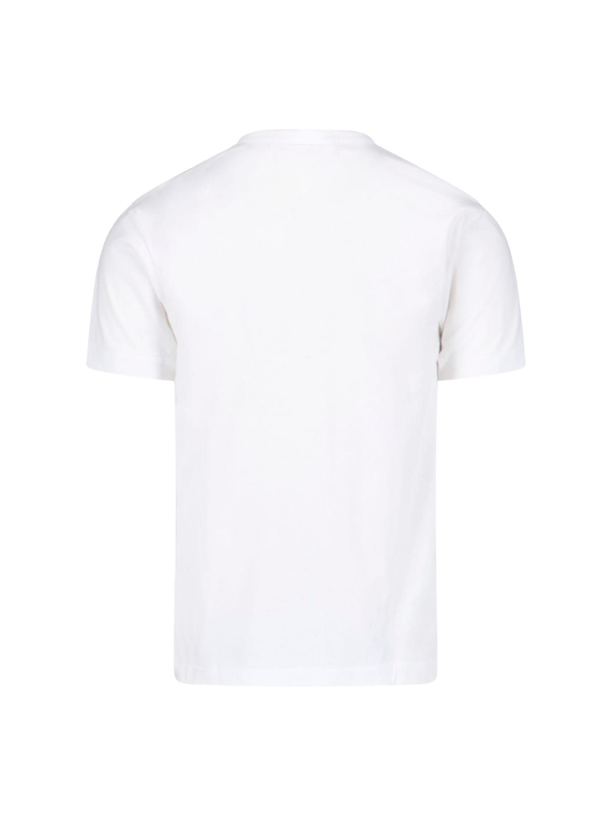 Comme Des Garçons Play Heart Print T-shirt In White