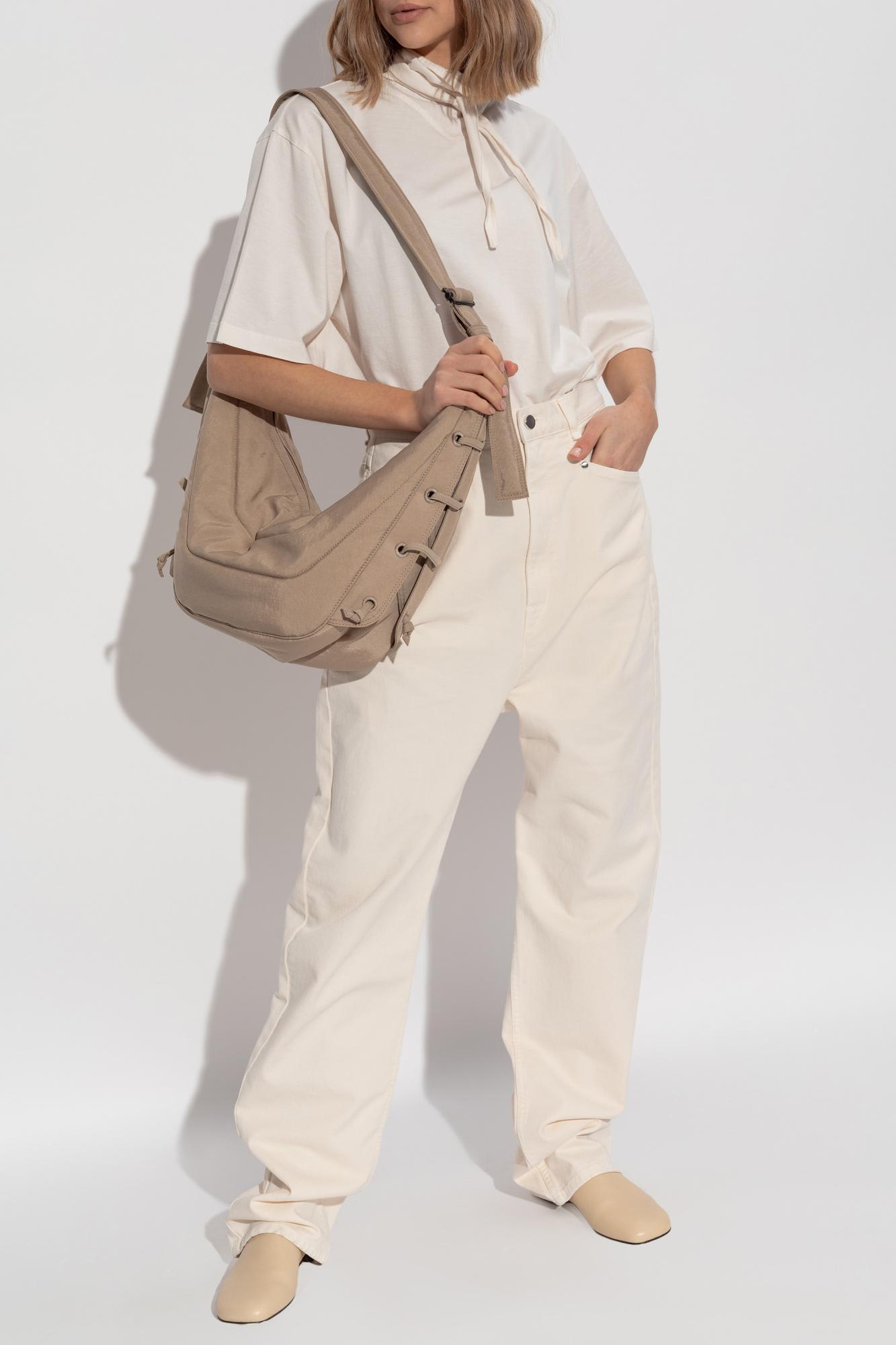 Lemaire Drop-crotch Jeans In White