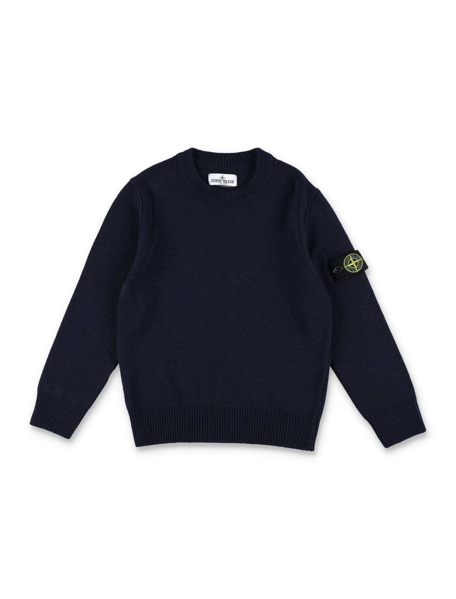 Stone Island Compass-motif Crewneck Jumper