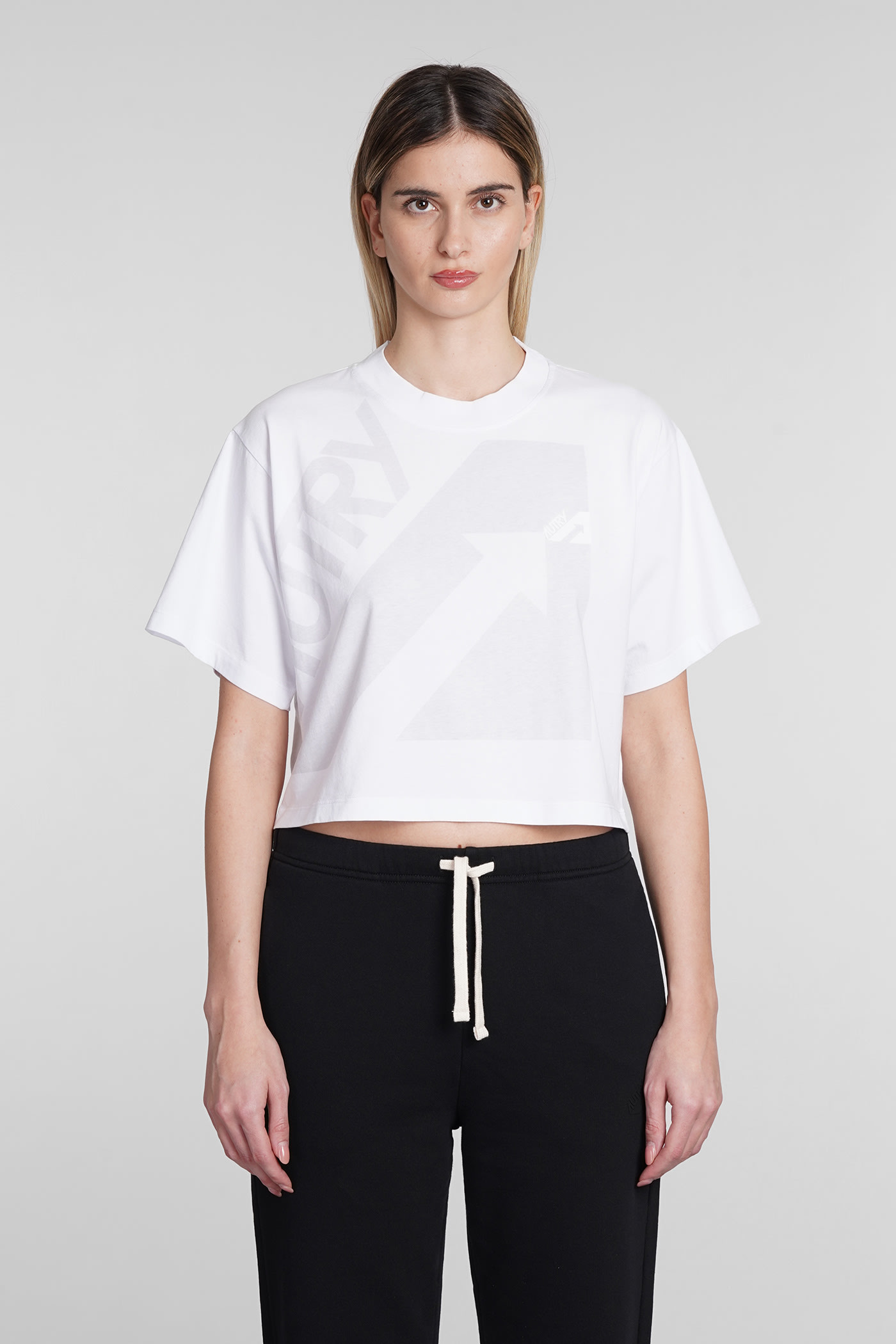 T-shirt In White Cotton