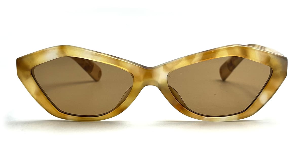 Bambino - Beige / T-shell / Matt Gold Sunglasses