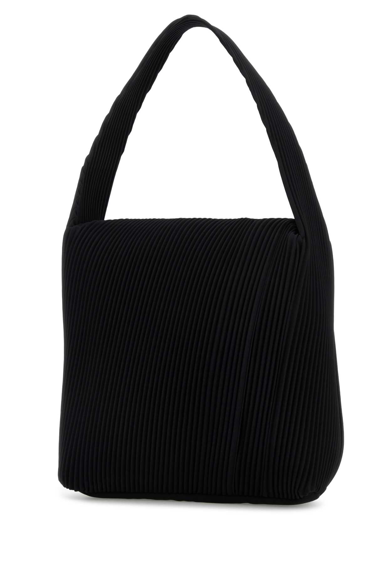Issey Miyake Black Fabric Shoulder Bag In Black