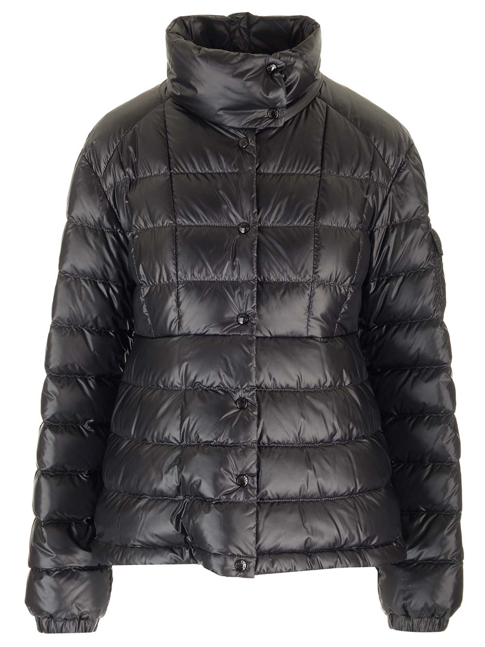 MONCLER SHORT BLACK AMINIA DOWN JACKET