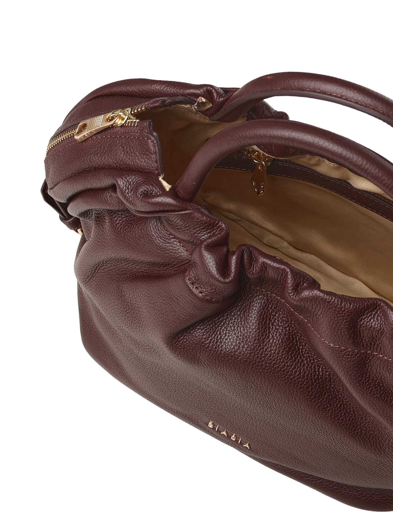 Biasia Gathered-detail Tote Bag In Purple