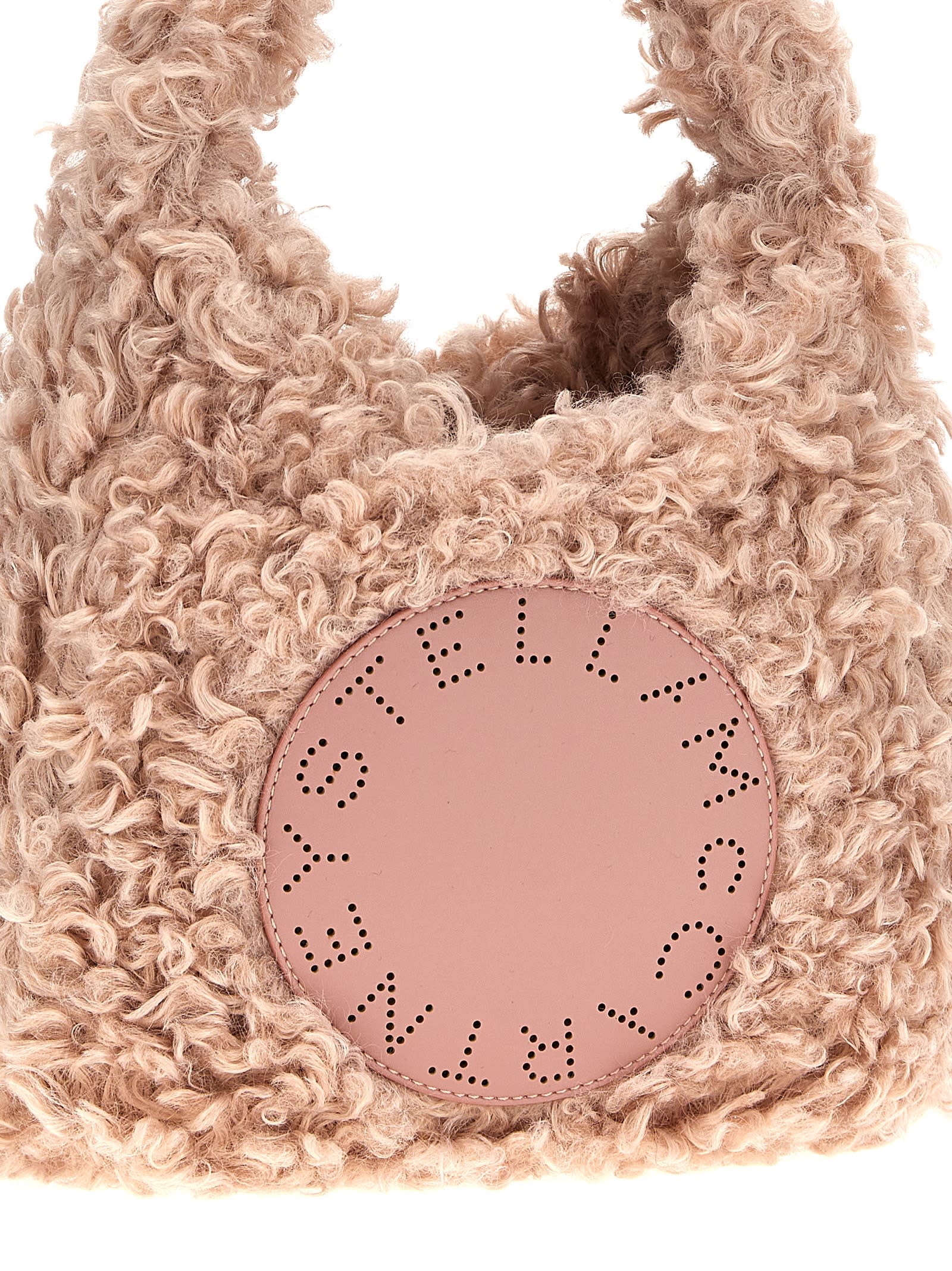 Shop Stella Mccartney Tote Hobo Small Shoulder Bag In Pink