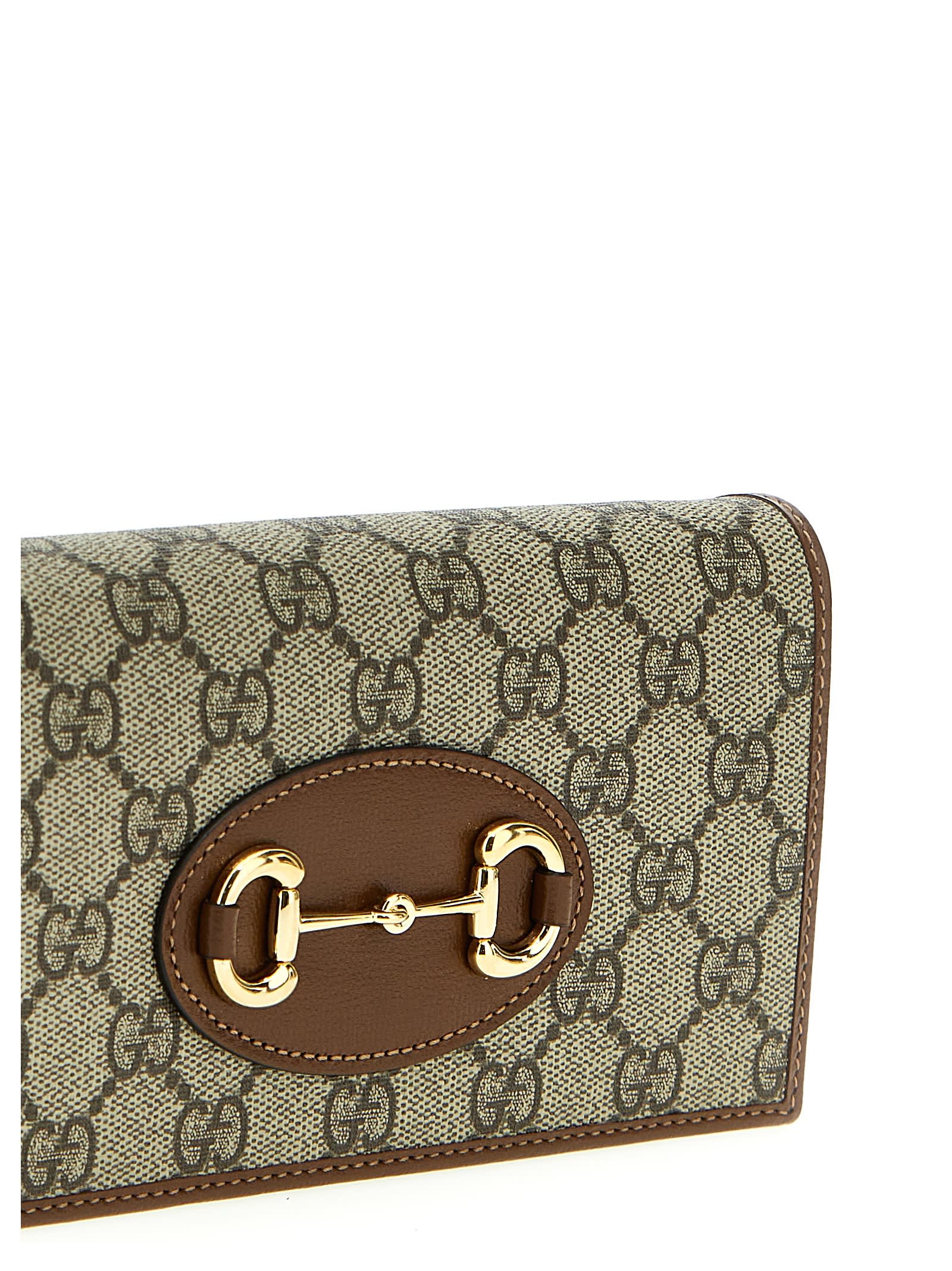 Gucci Horsebit 1955 Wallet In Brown