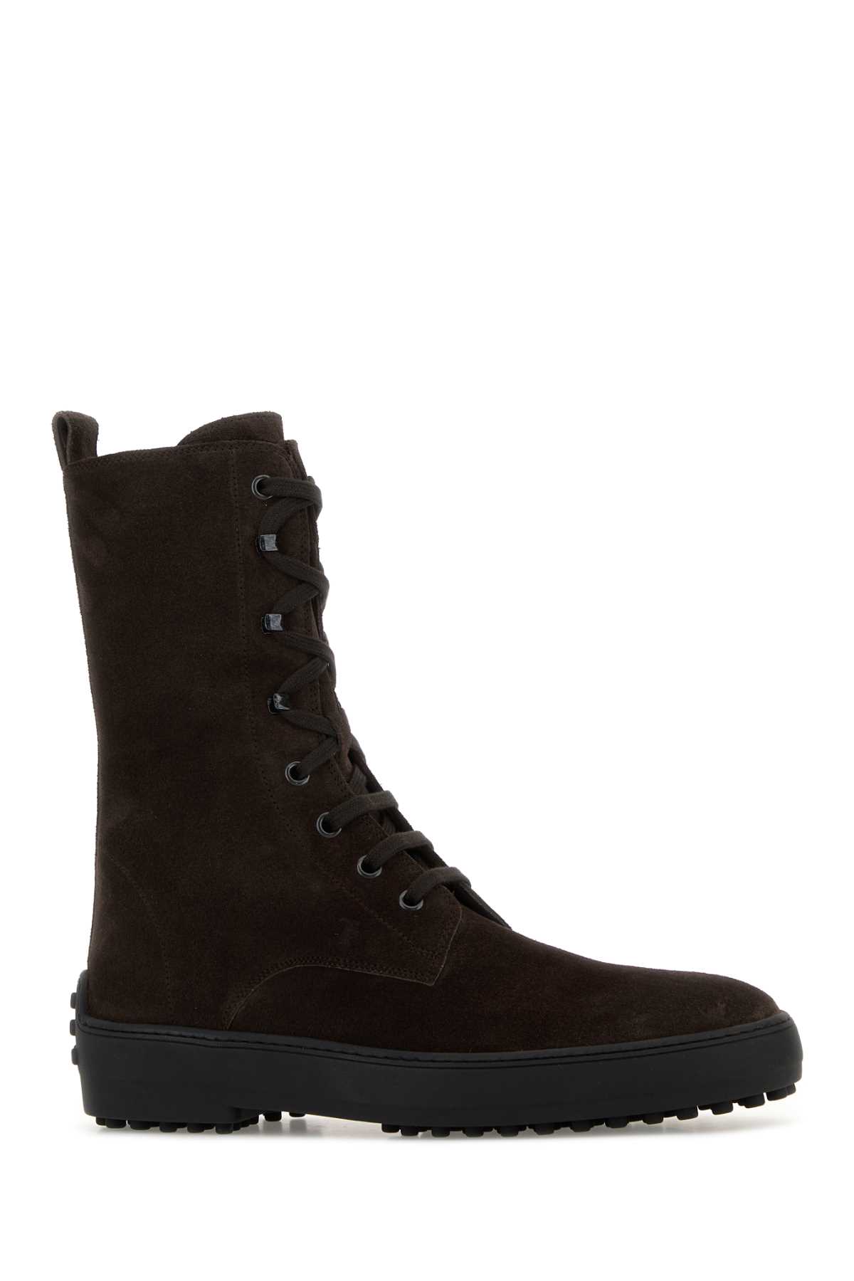 Tod's Brown Suede Winter Ankle Boots In Brown