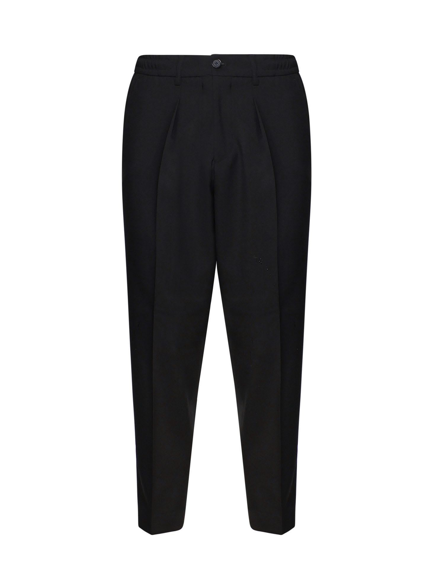 Shop Be Able Virgin Wool Trousers In Black