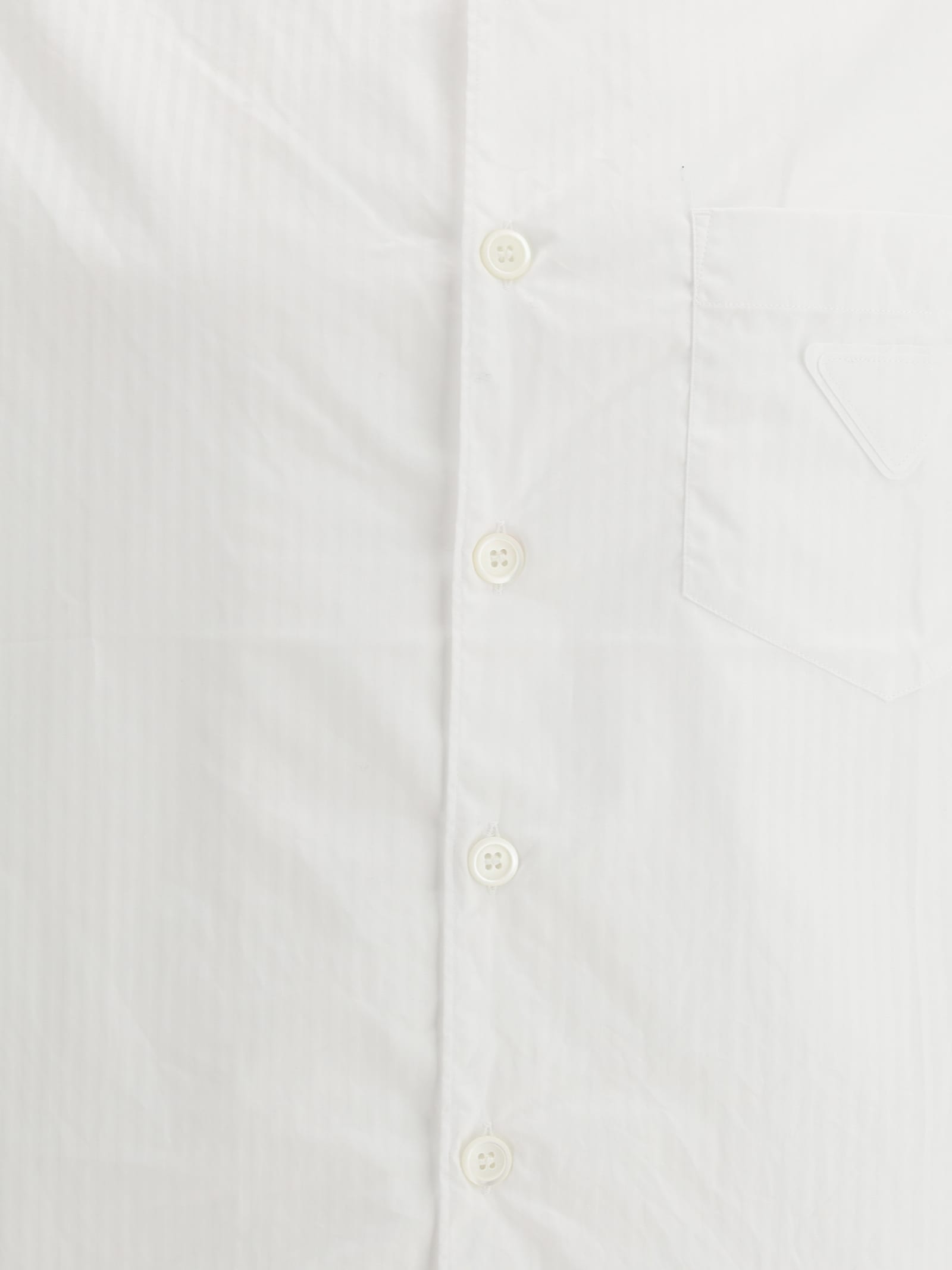 Prada Shirt In Bianco